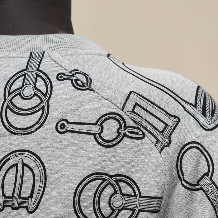 Gris Byzantin "Cahier Du Colporteur" Sweatshirt