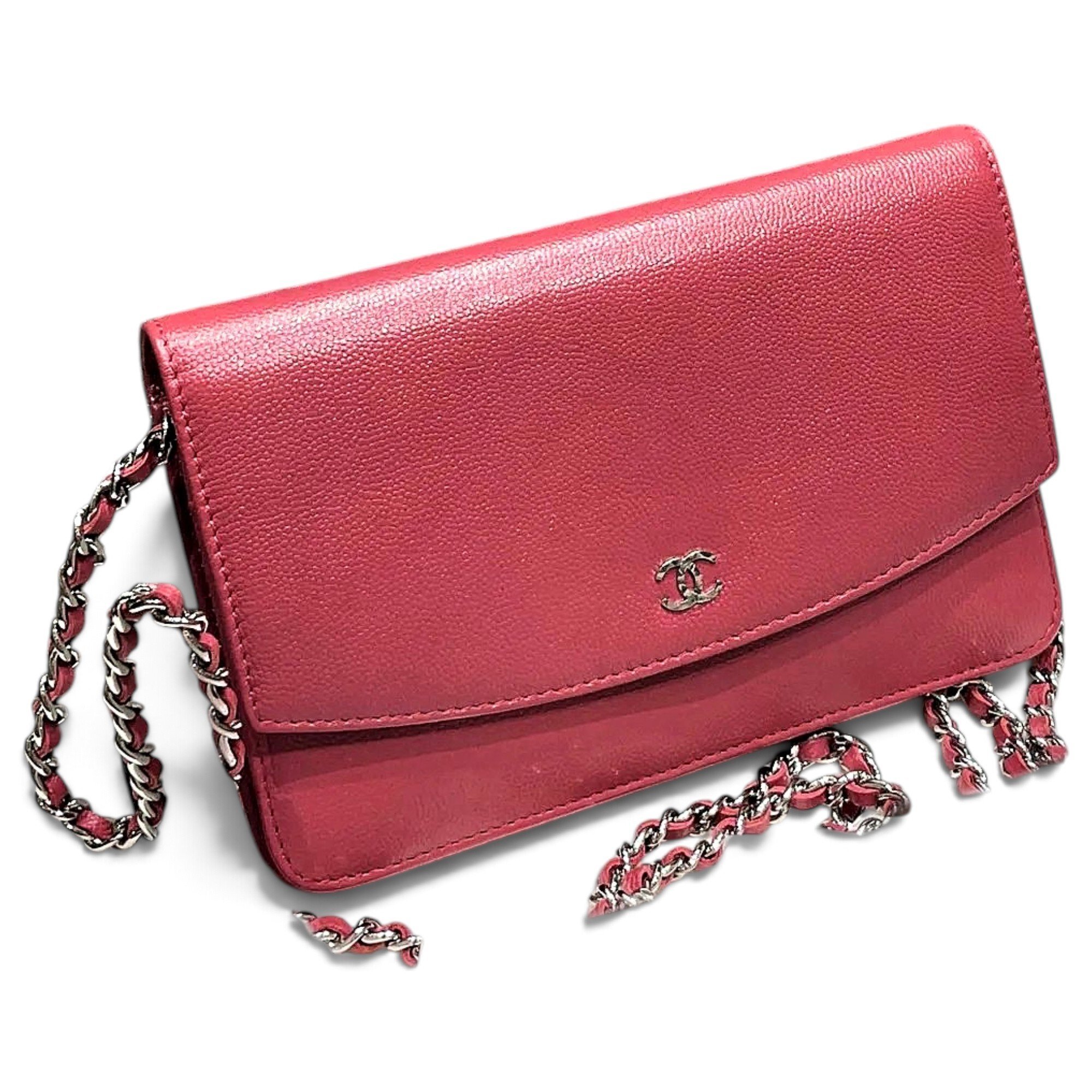 Wallet On Chain Timeless/Classique leather crossbody bag