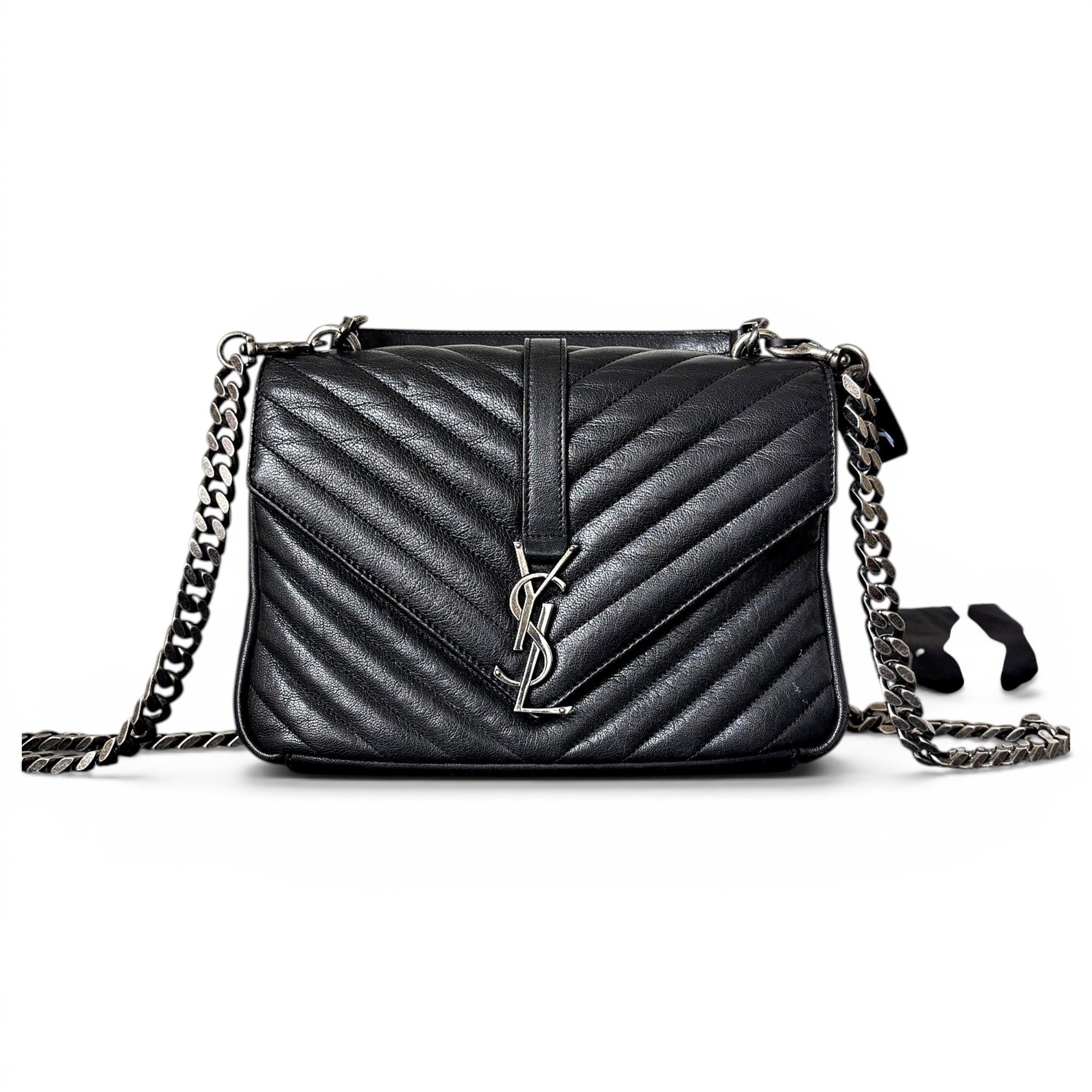 Collége monogramme leather handbag