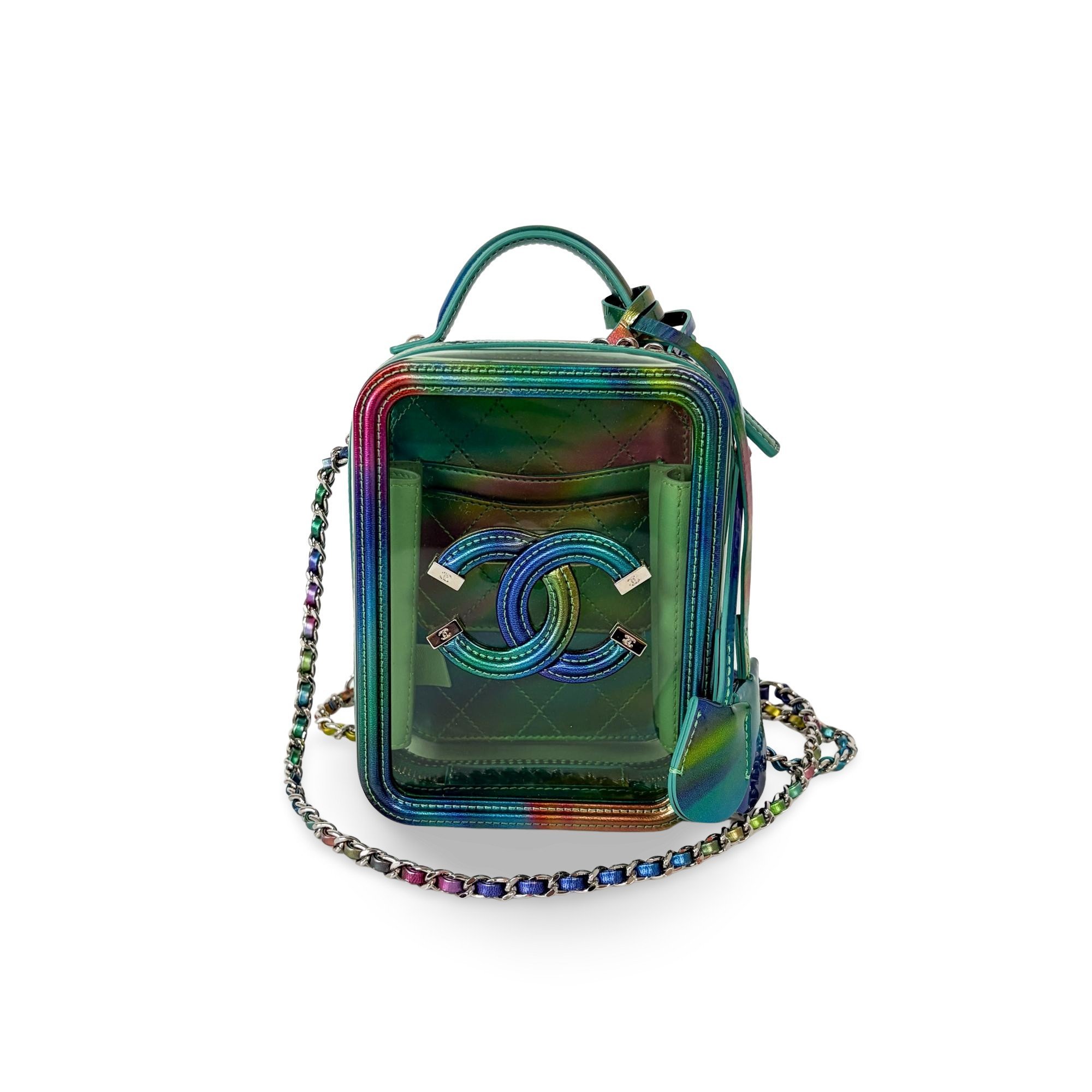 Vanity vinyl handbag