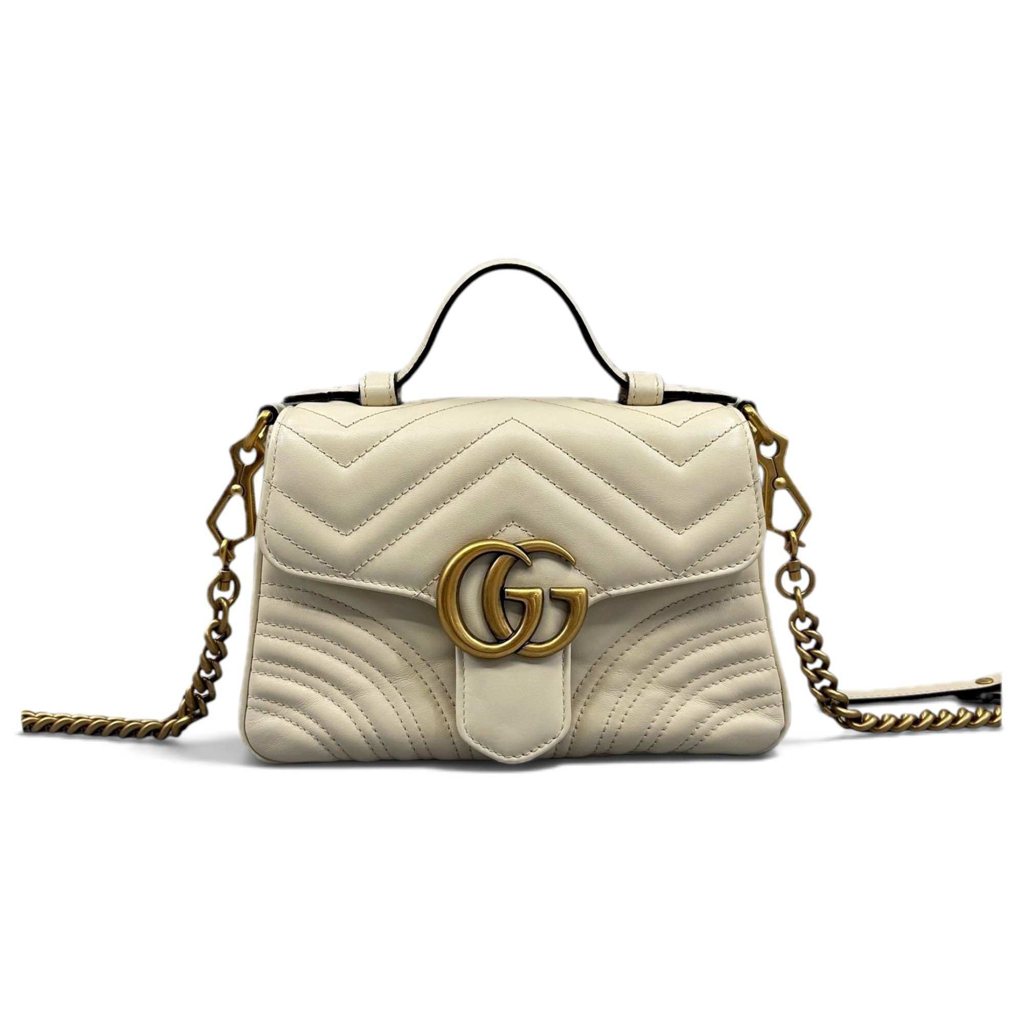 GG Marmont Flap leather handbag