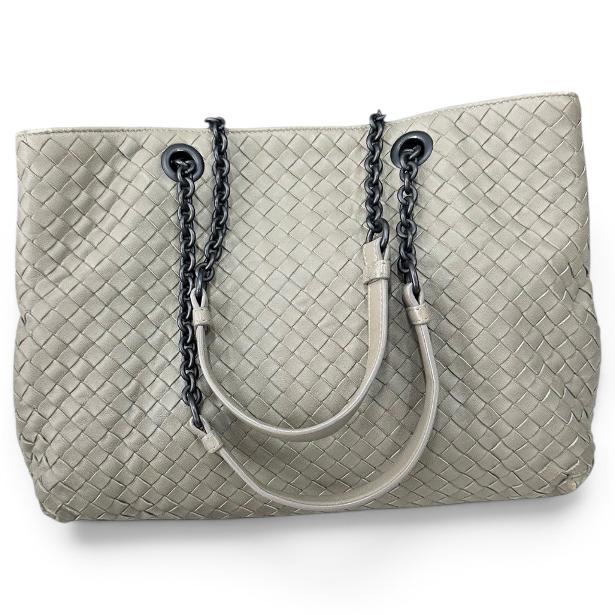 Leather tote