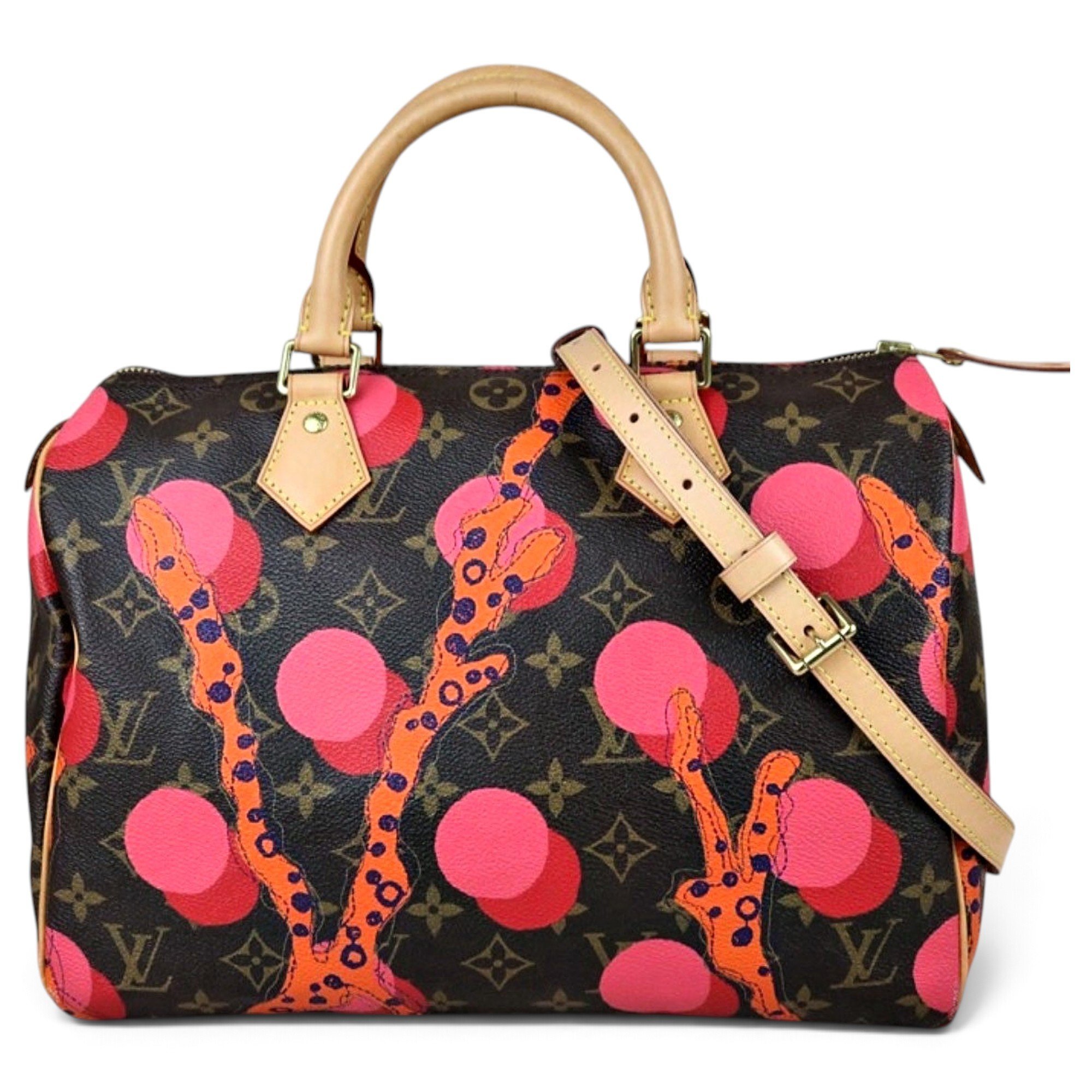 Speedy leather handbag