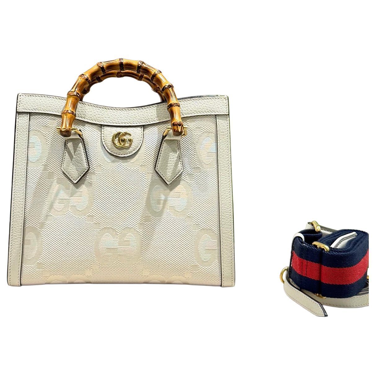 Diana Bamboo leather handbag