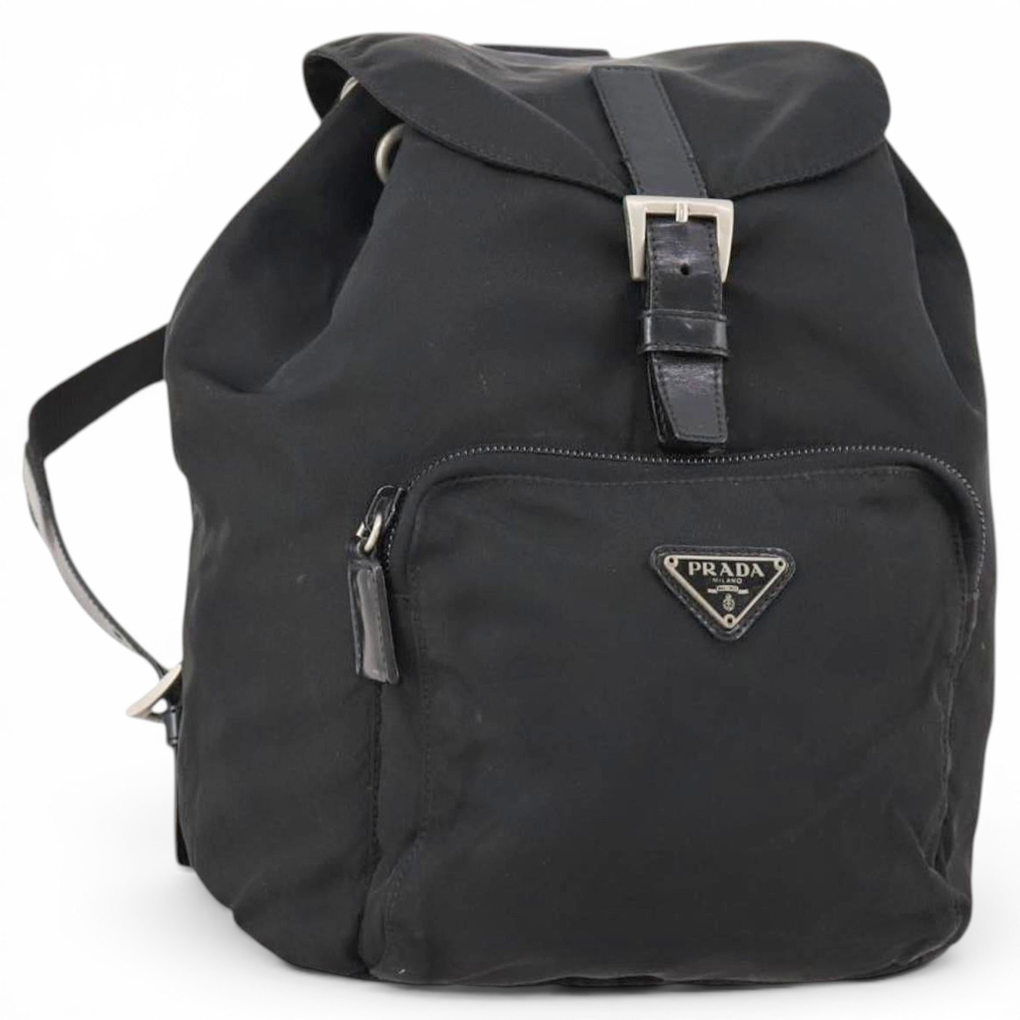 Leather backpack