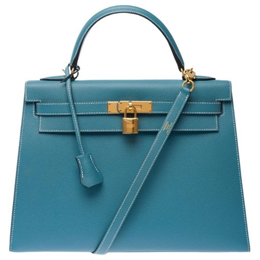 Kelly 32 leather handbag