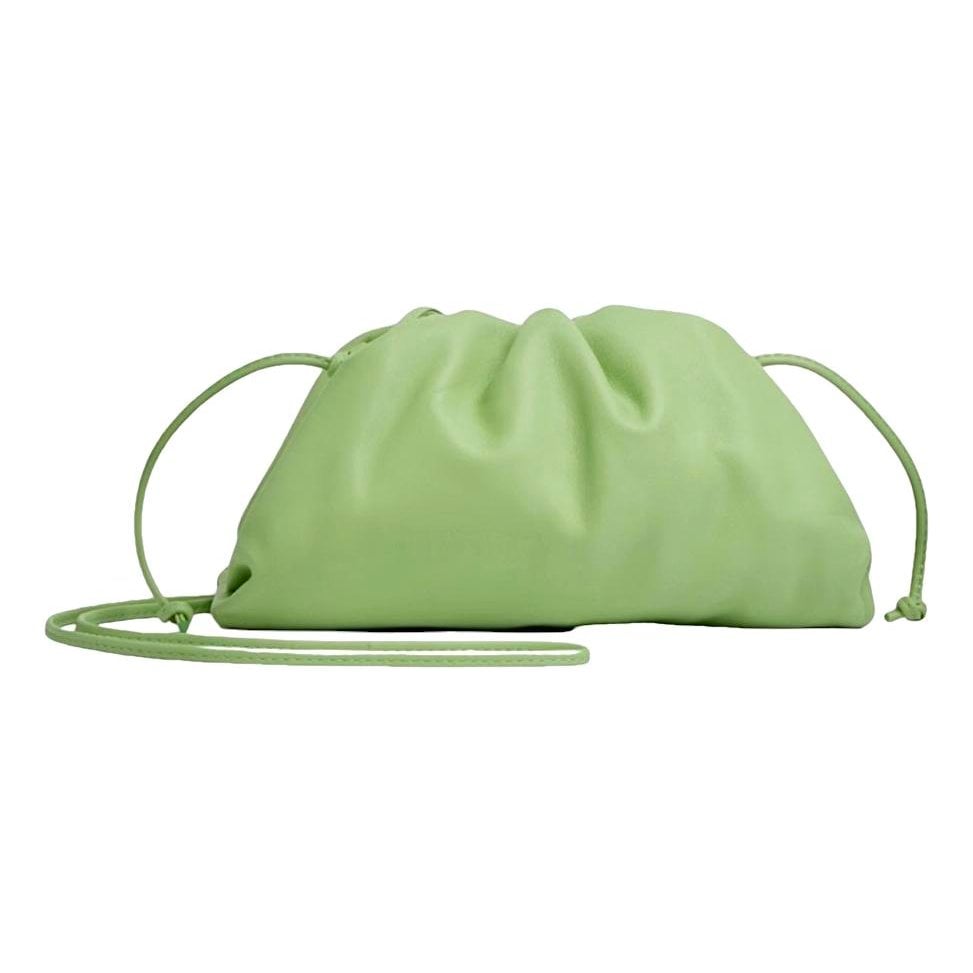 Pouch leather crossbody bag