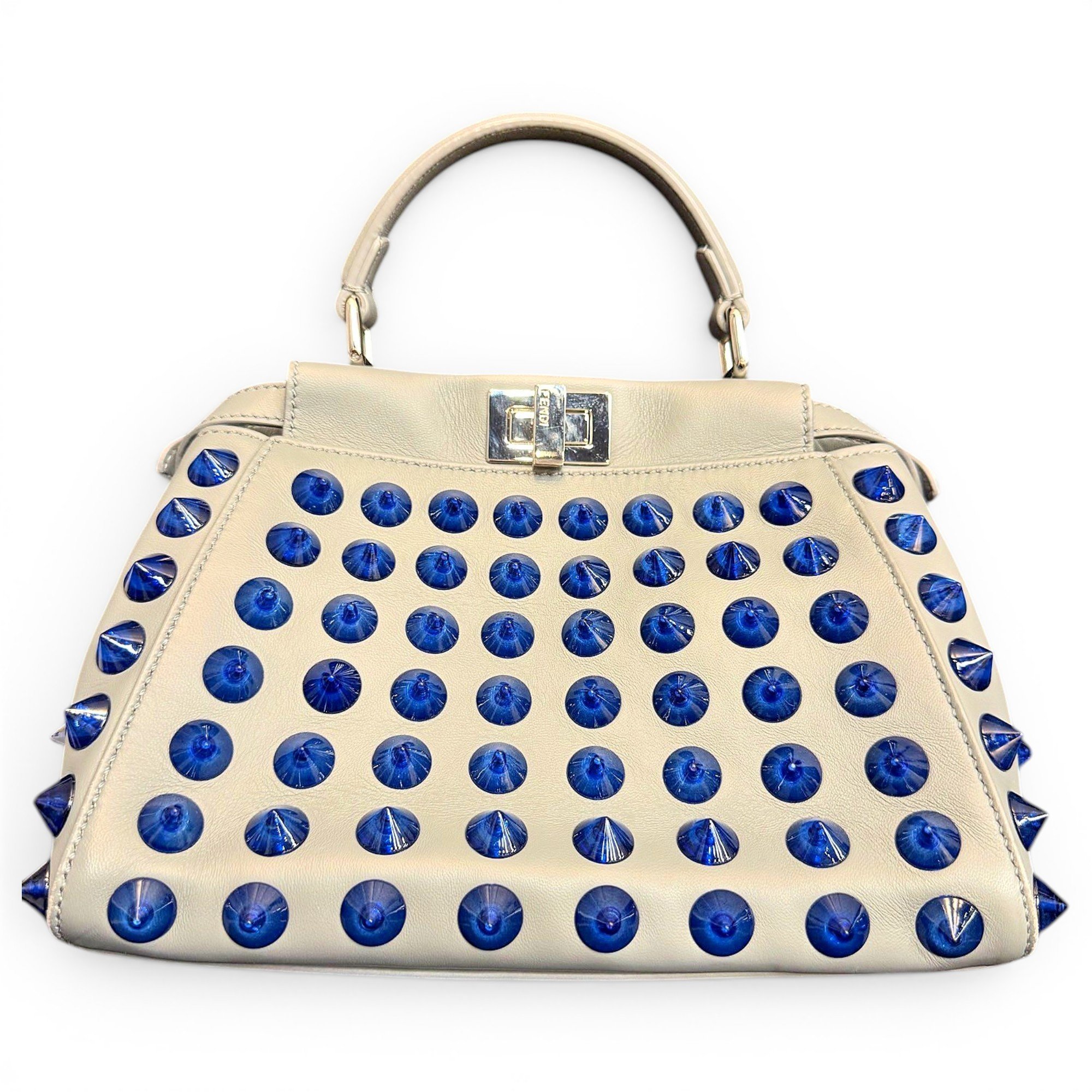 Peekaboo leather handbag