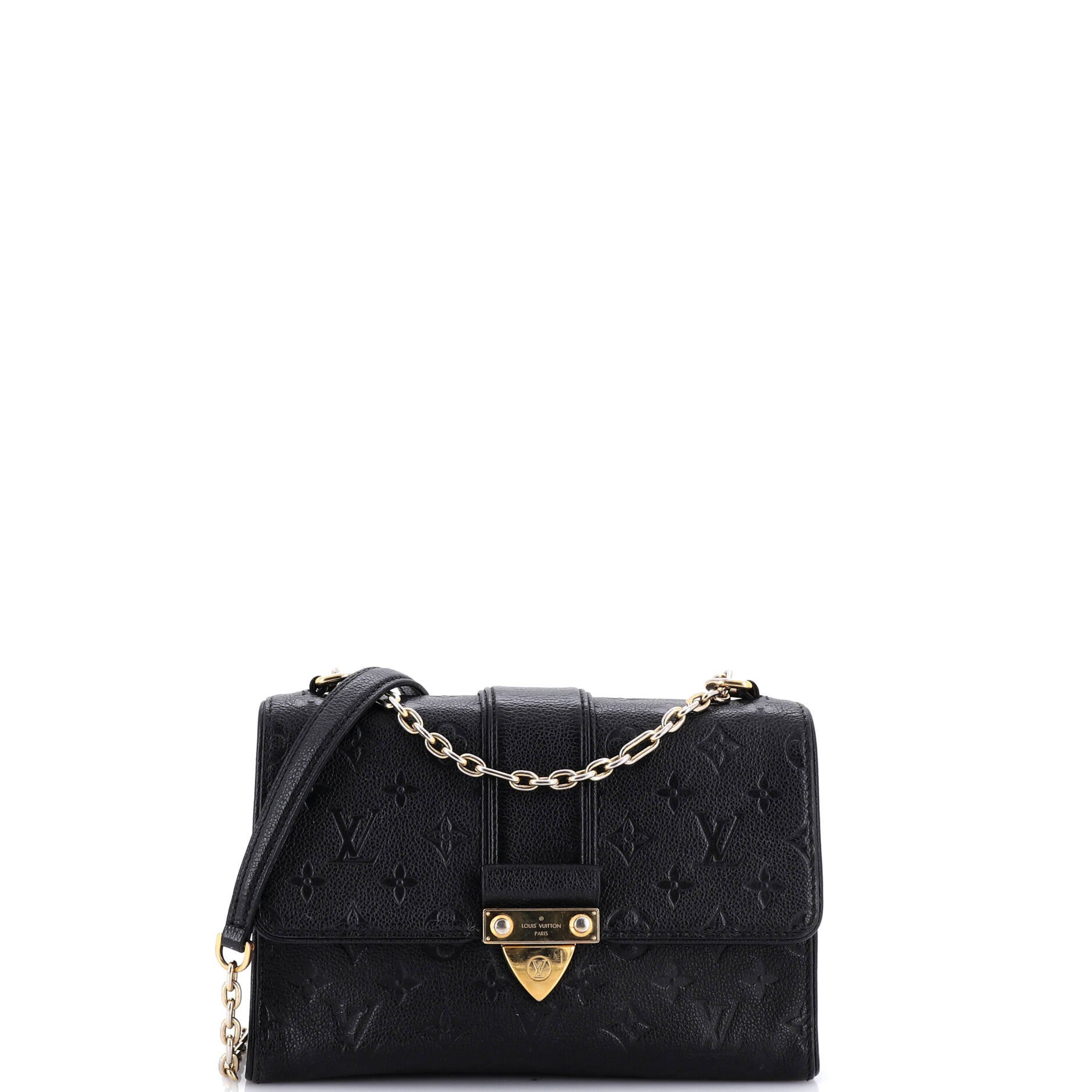 Louis Vuitton Saint Sulpice Handbag Monogram Empreinte Leather PM
