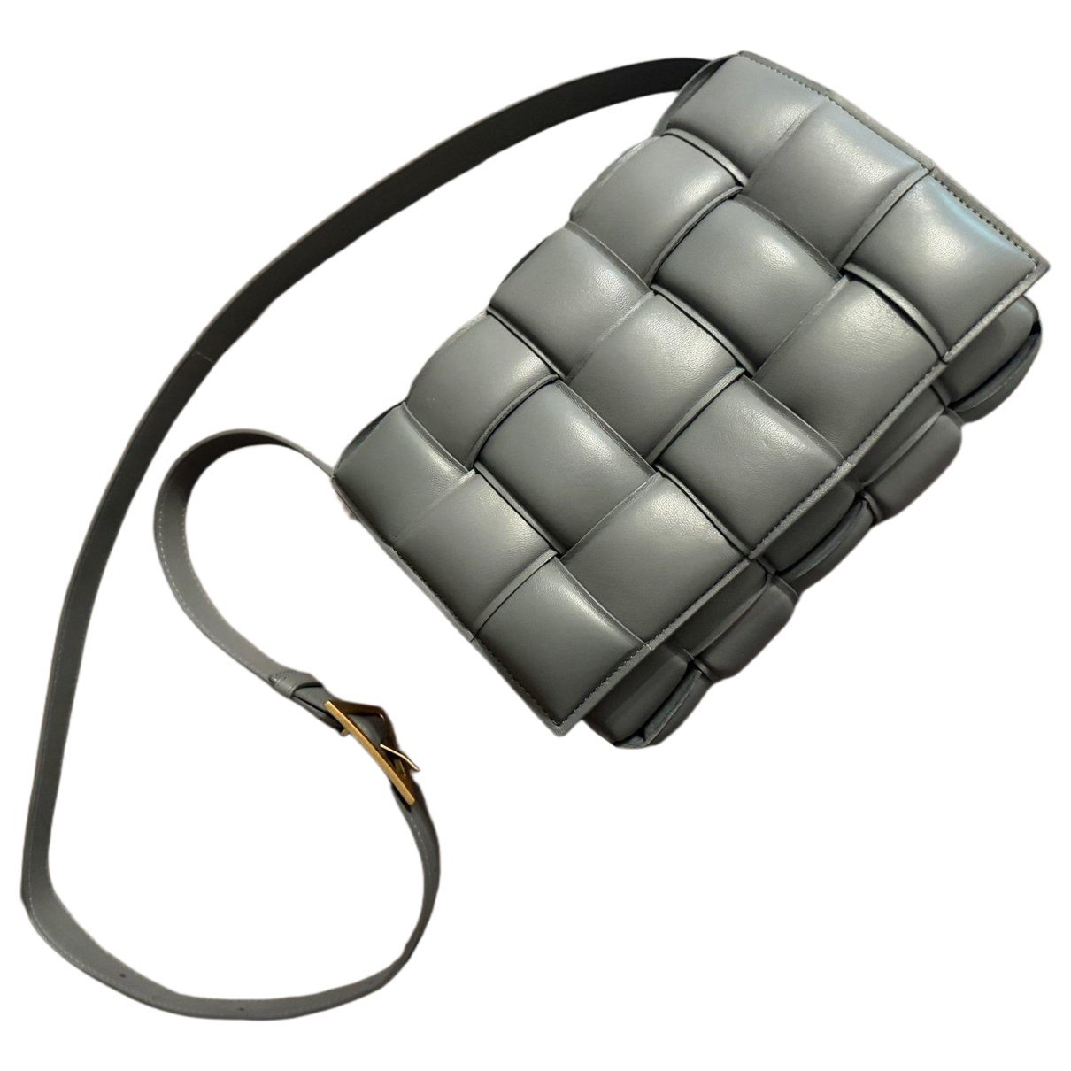 Cassette Padded leather crossbody bag