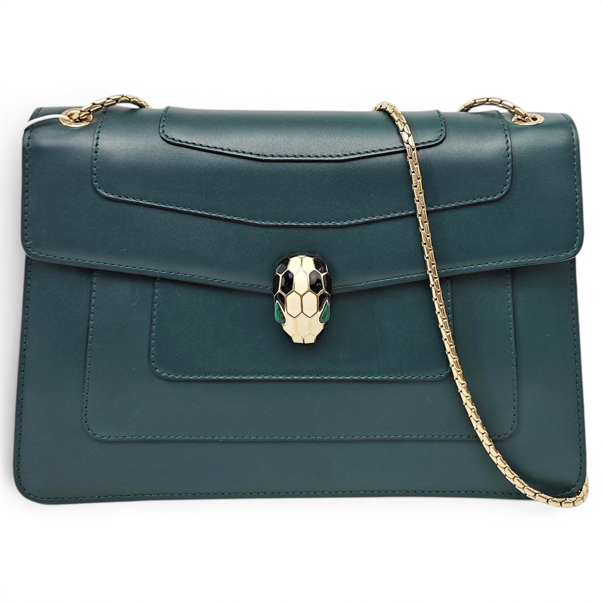 Serpenti leather crossbody bag