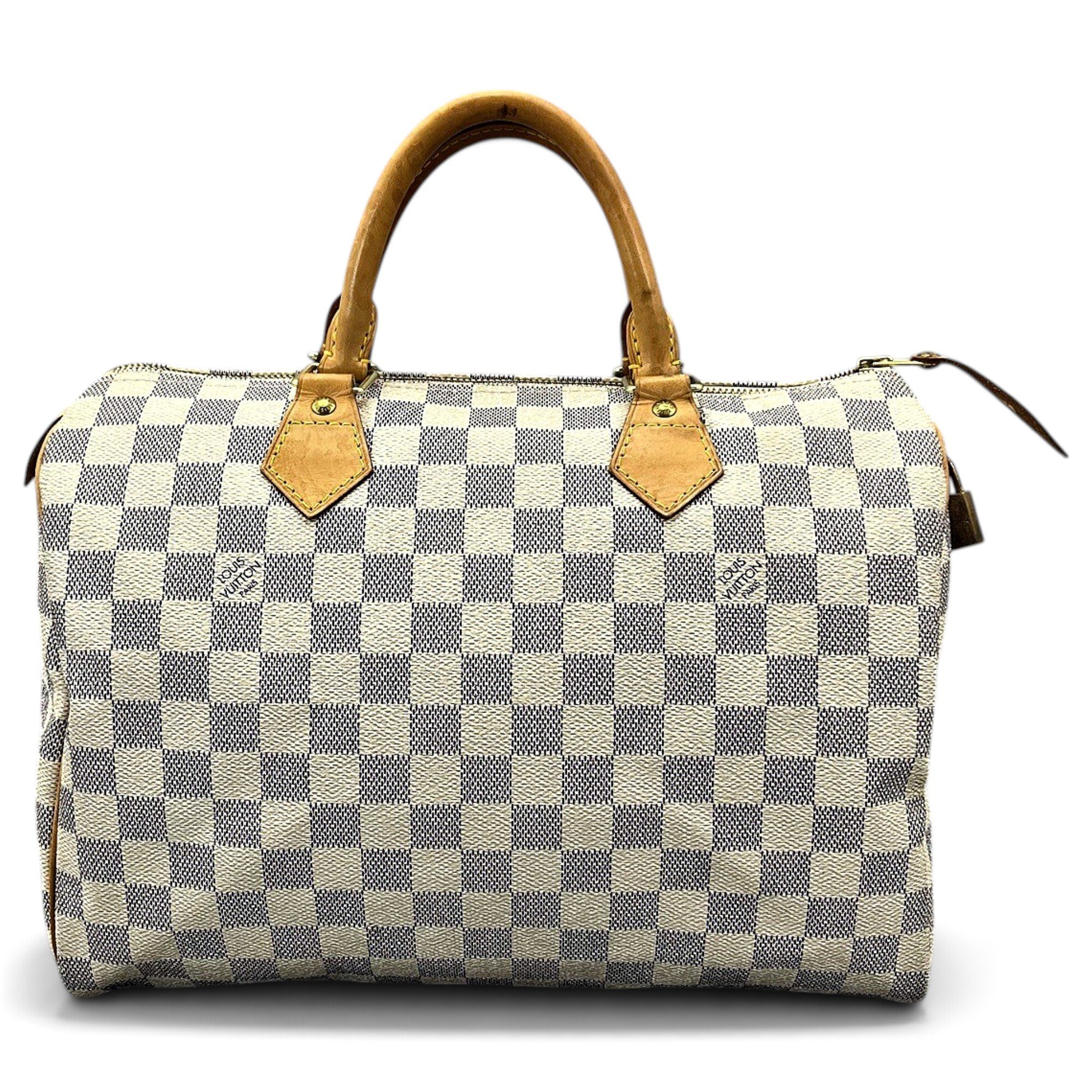 Speedy leather handbag