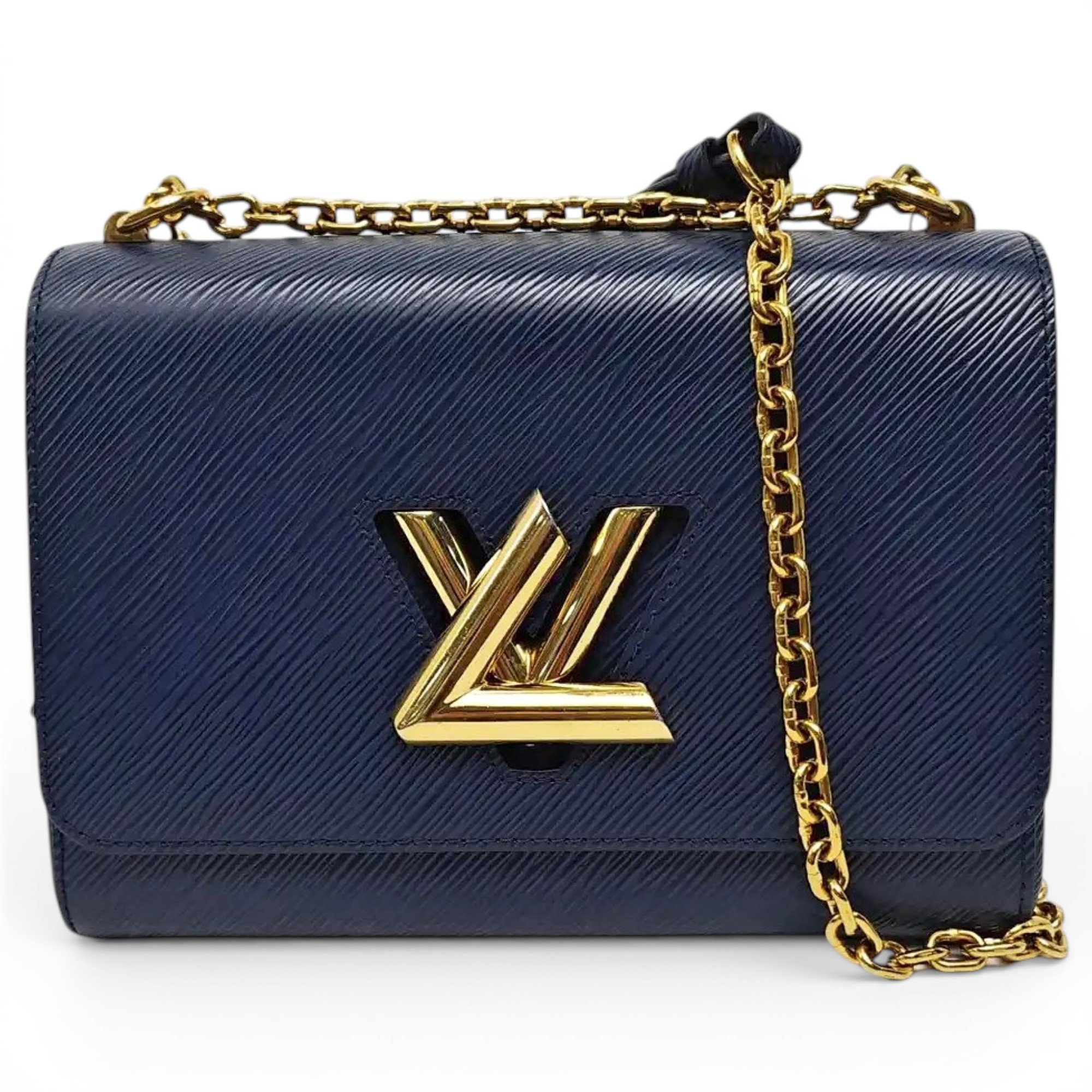 Twist leather crossbody bag