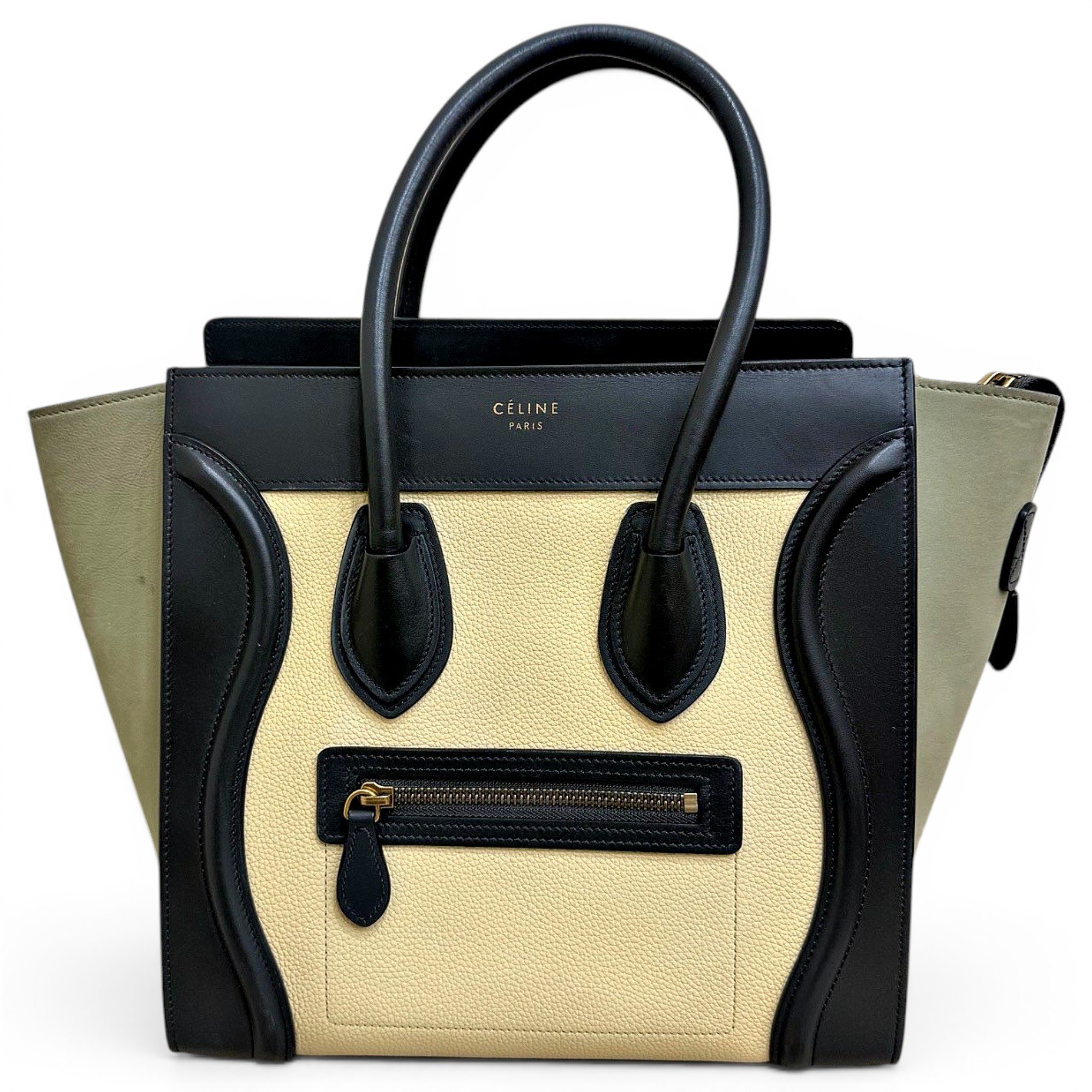 Luggage leather handbag