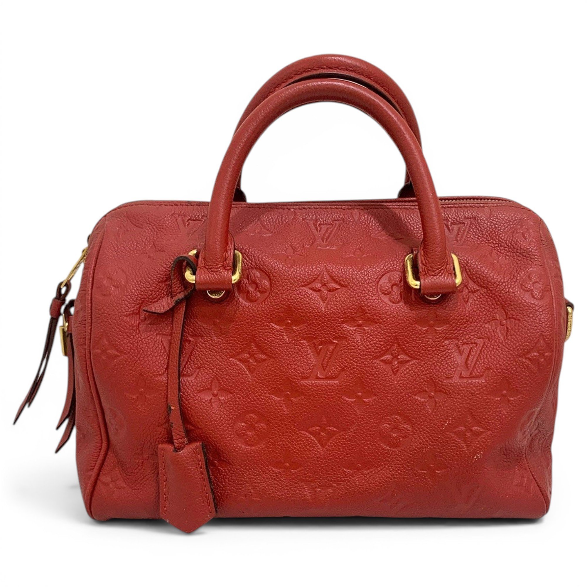 Speedy leather handbag