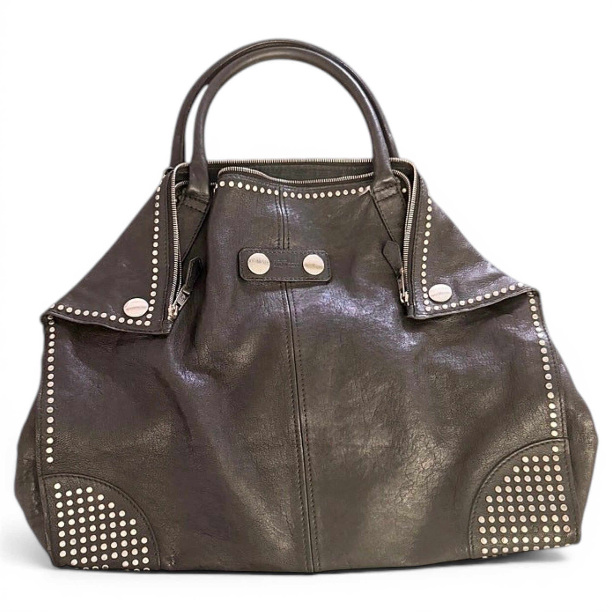Leather handbag