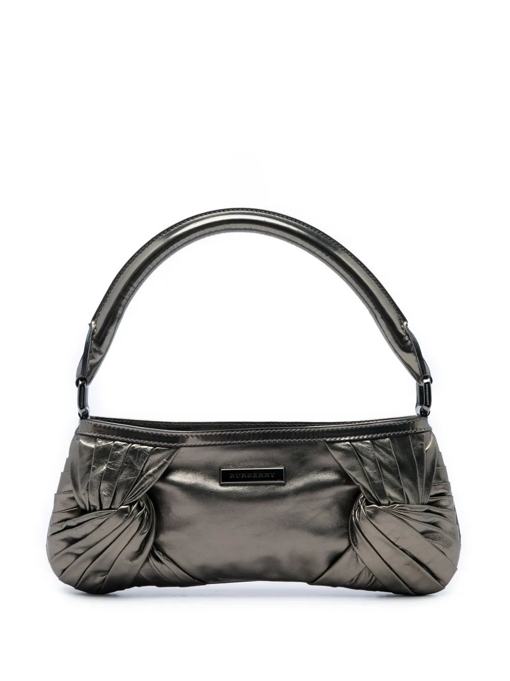 2000-2017 Metallic Leather Sling Knot shoulder bag