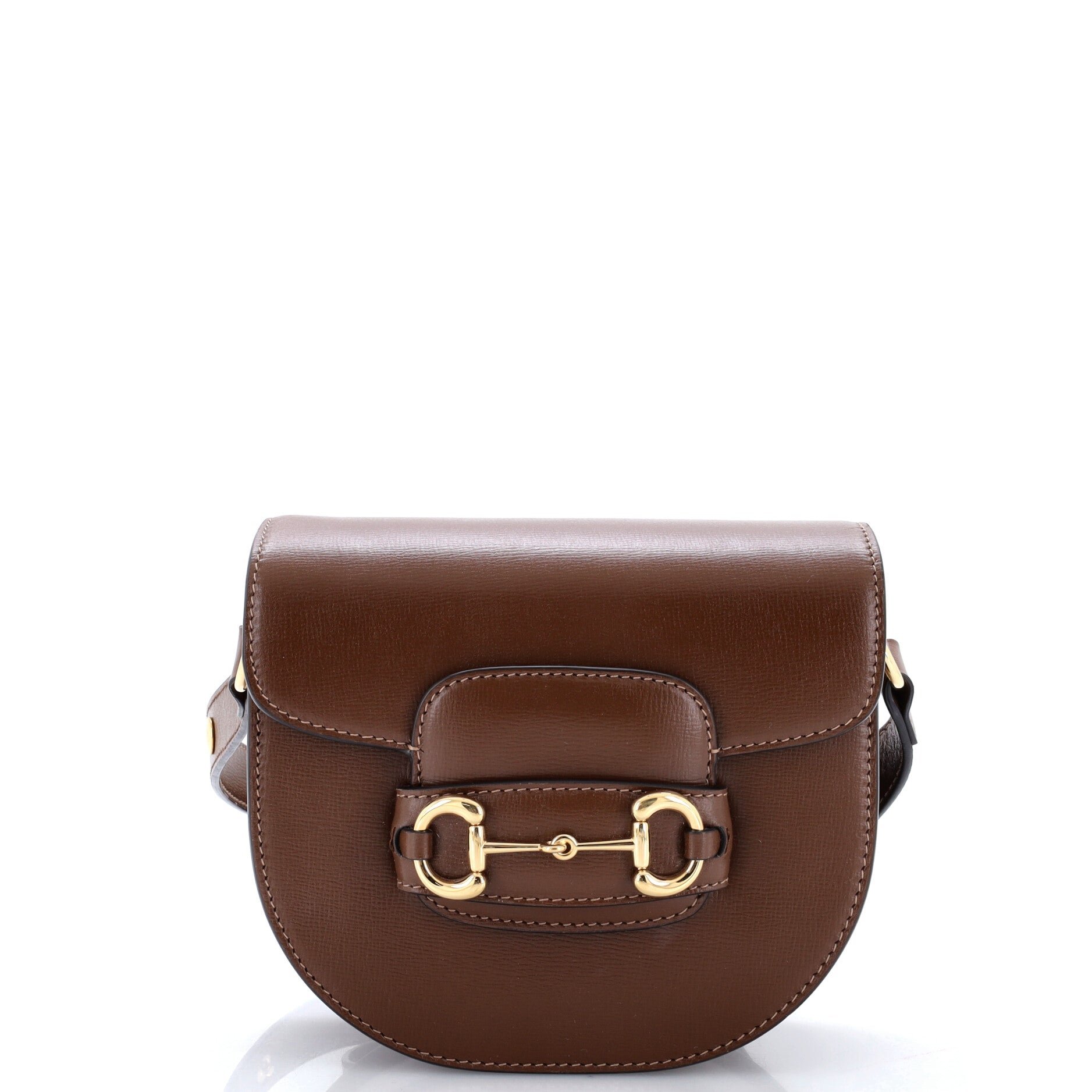 Horsebit 1955 Rounded Shoulder Bag Leather Mini