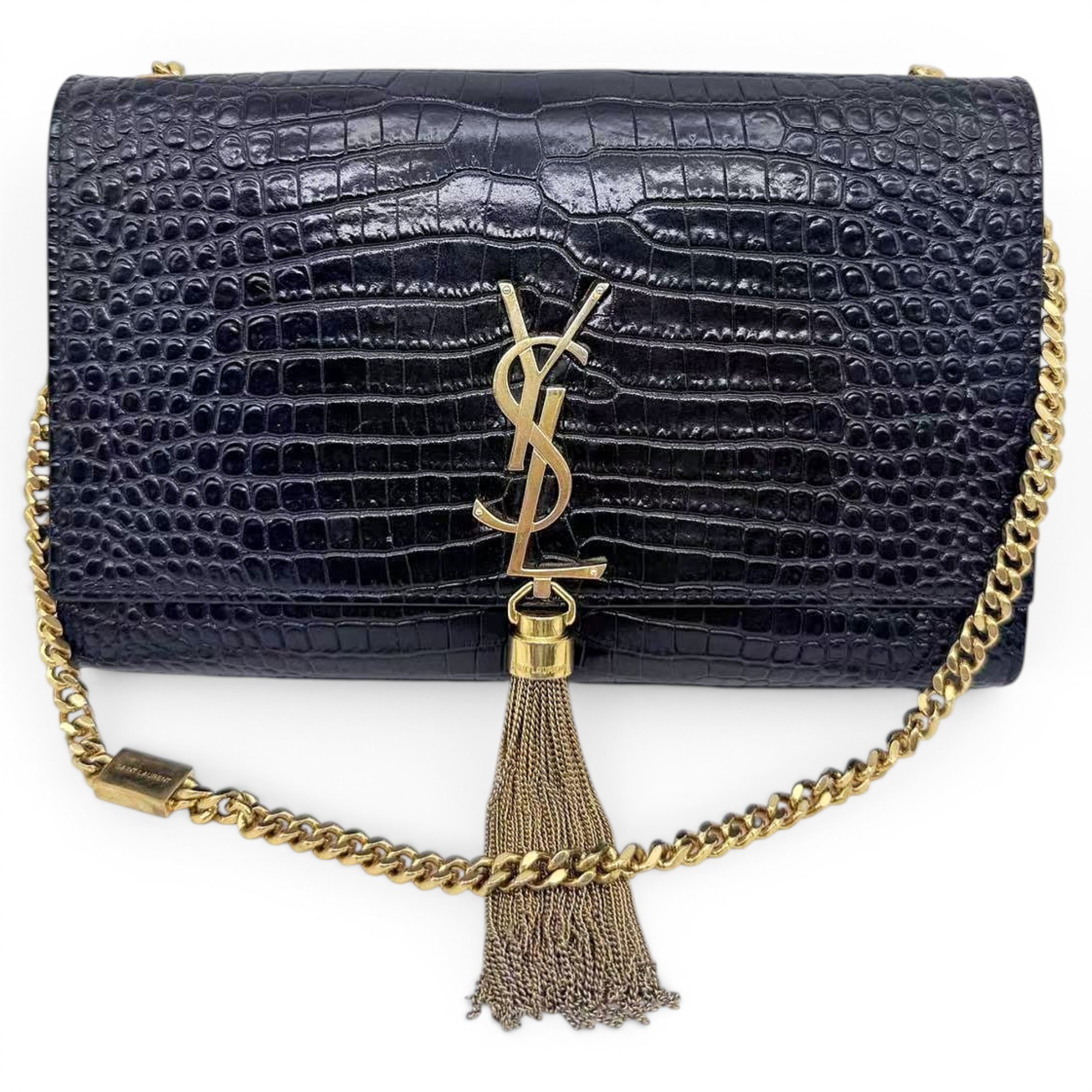 Pompom Kate leather handbag