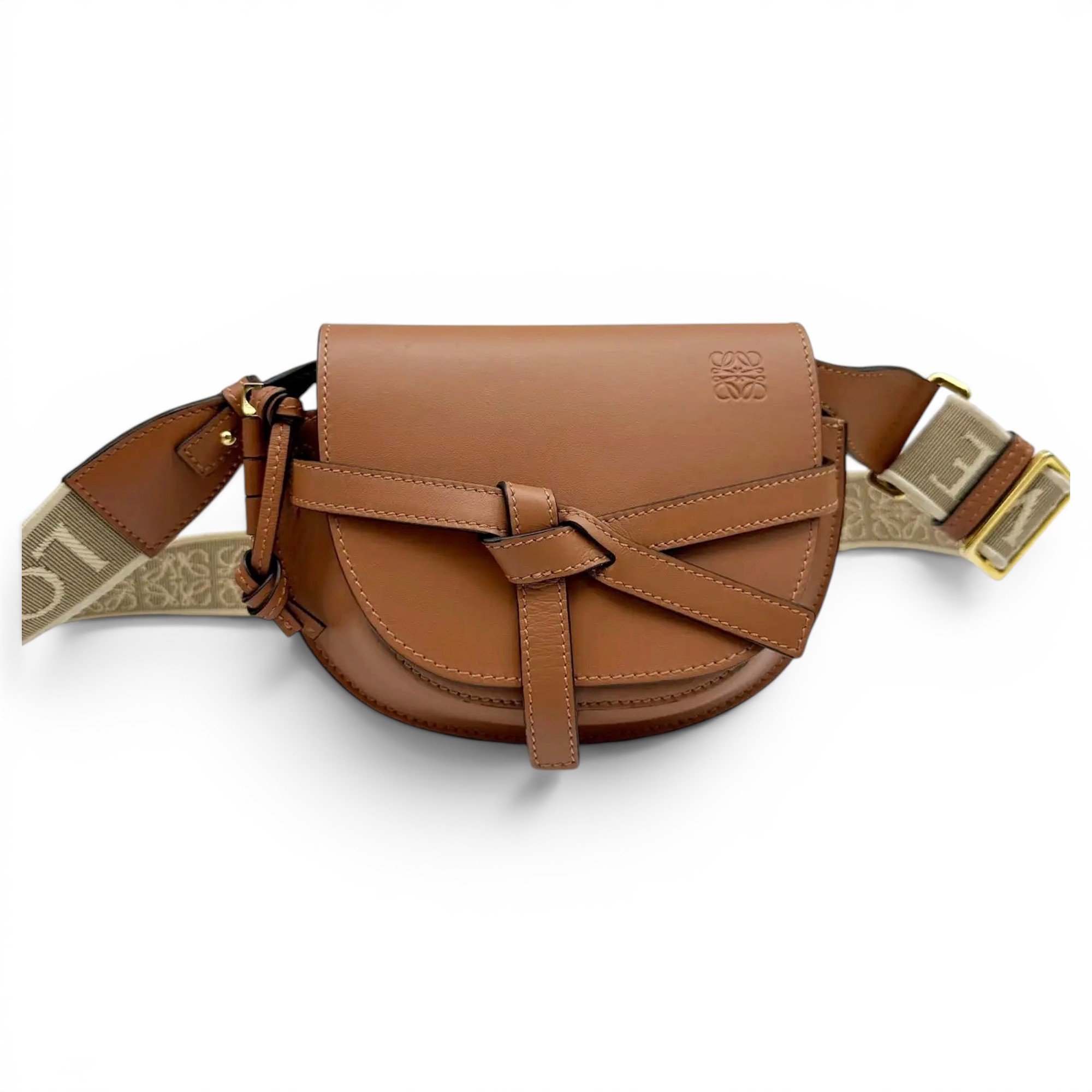 Gate leather handbag