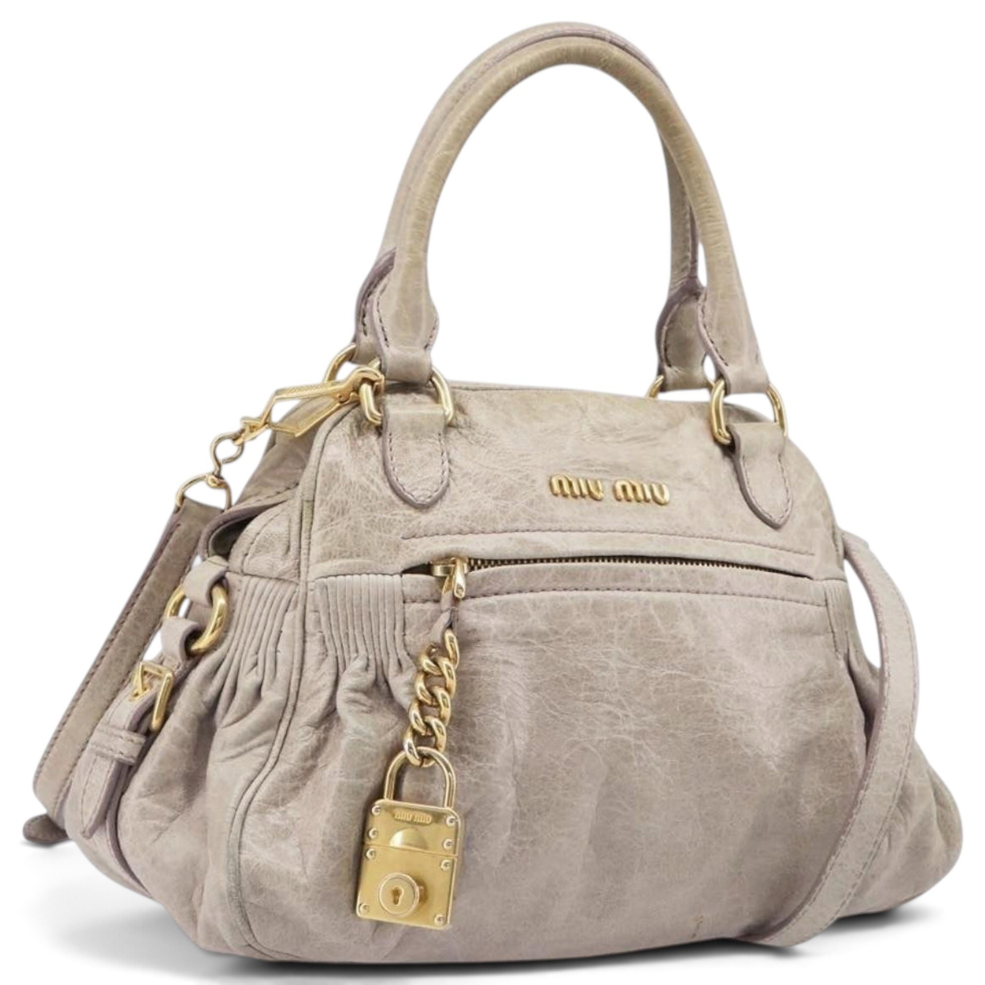 Leather handbag