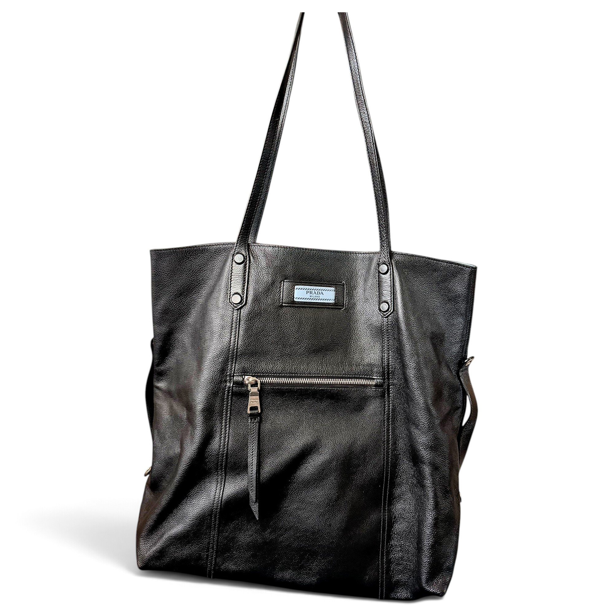 Leather tote