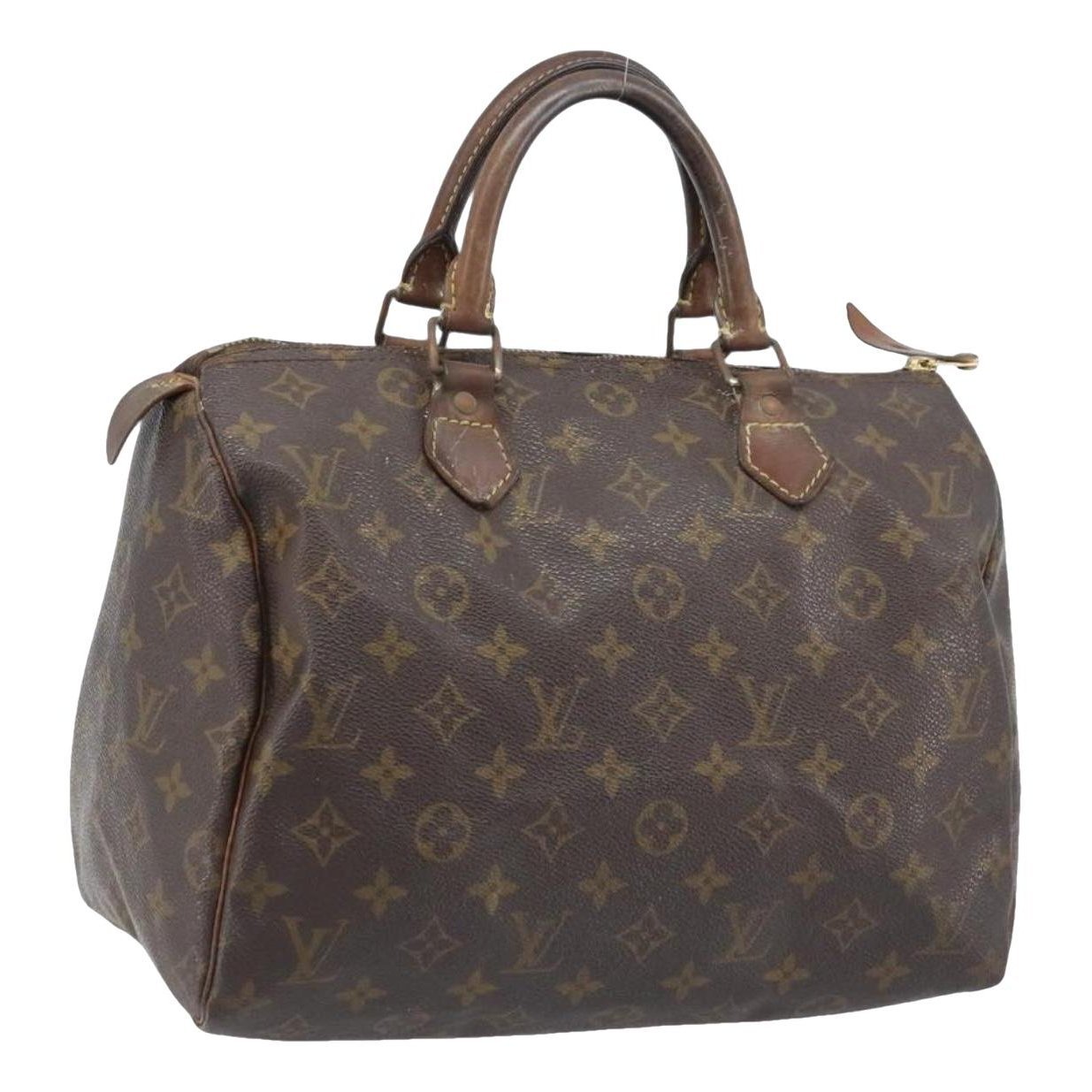 Speedy leather handbag