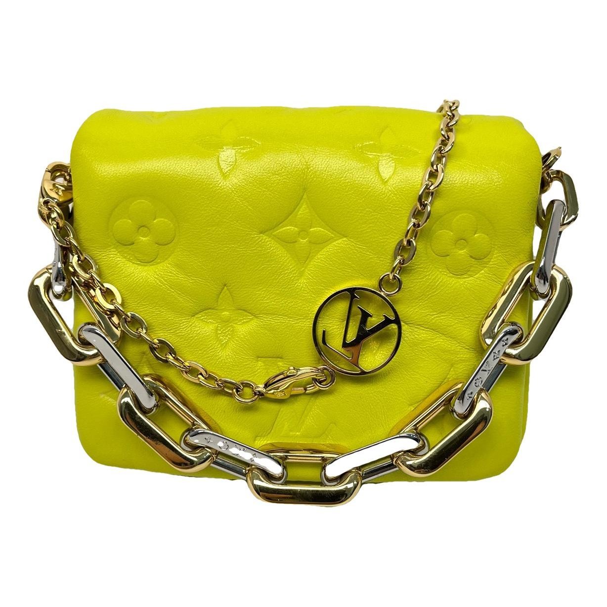 Coussin leather handbag
