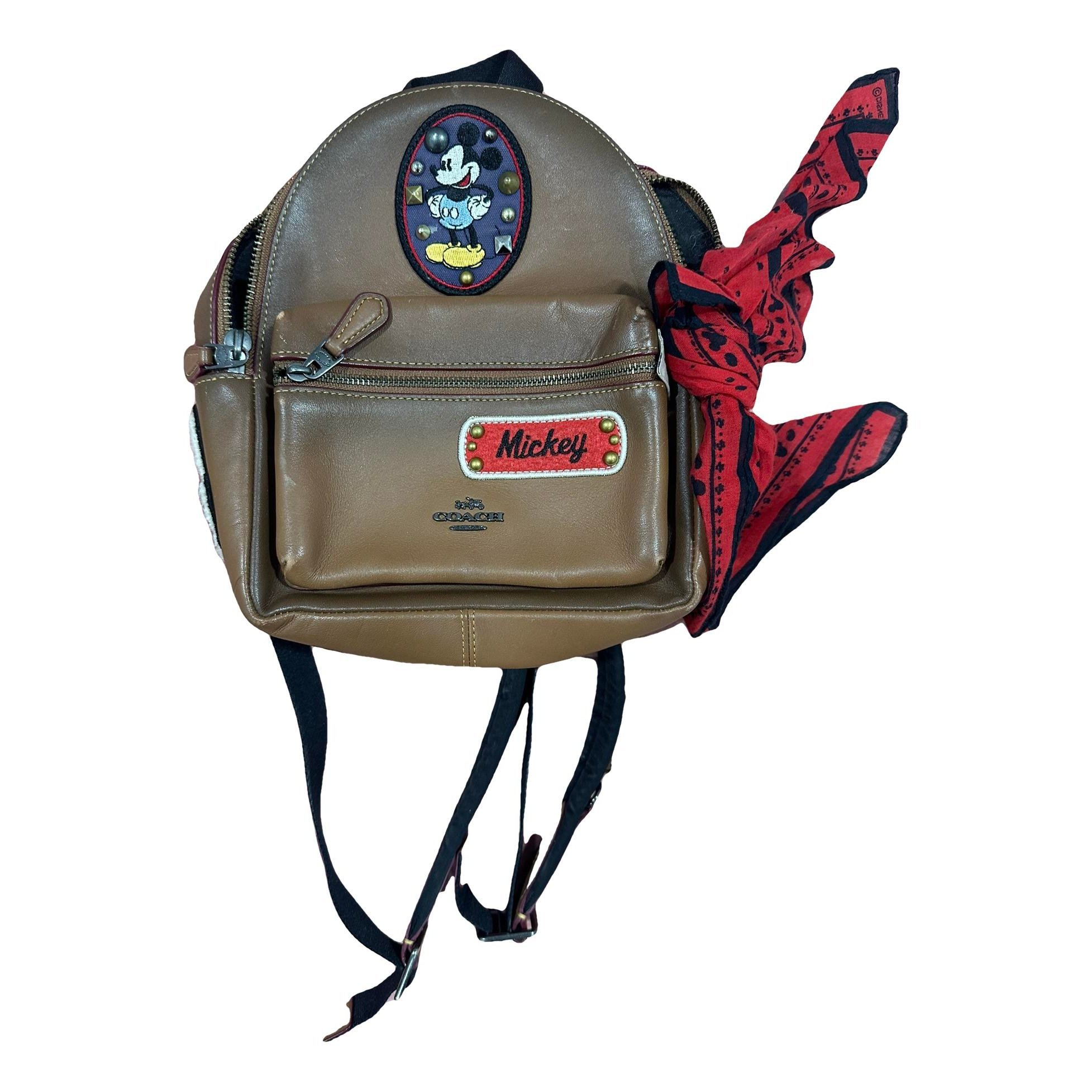  Disney collection leather backpack