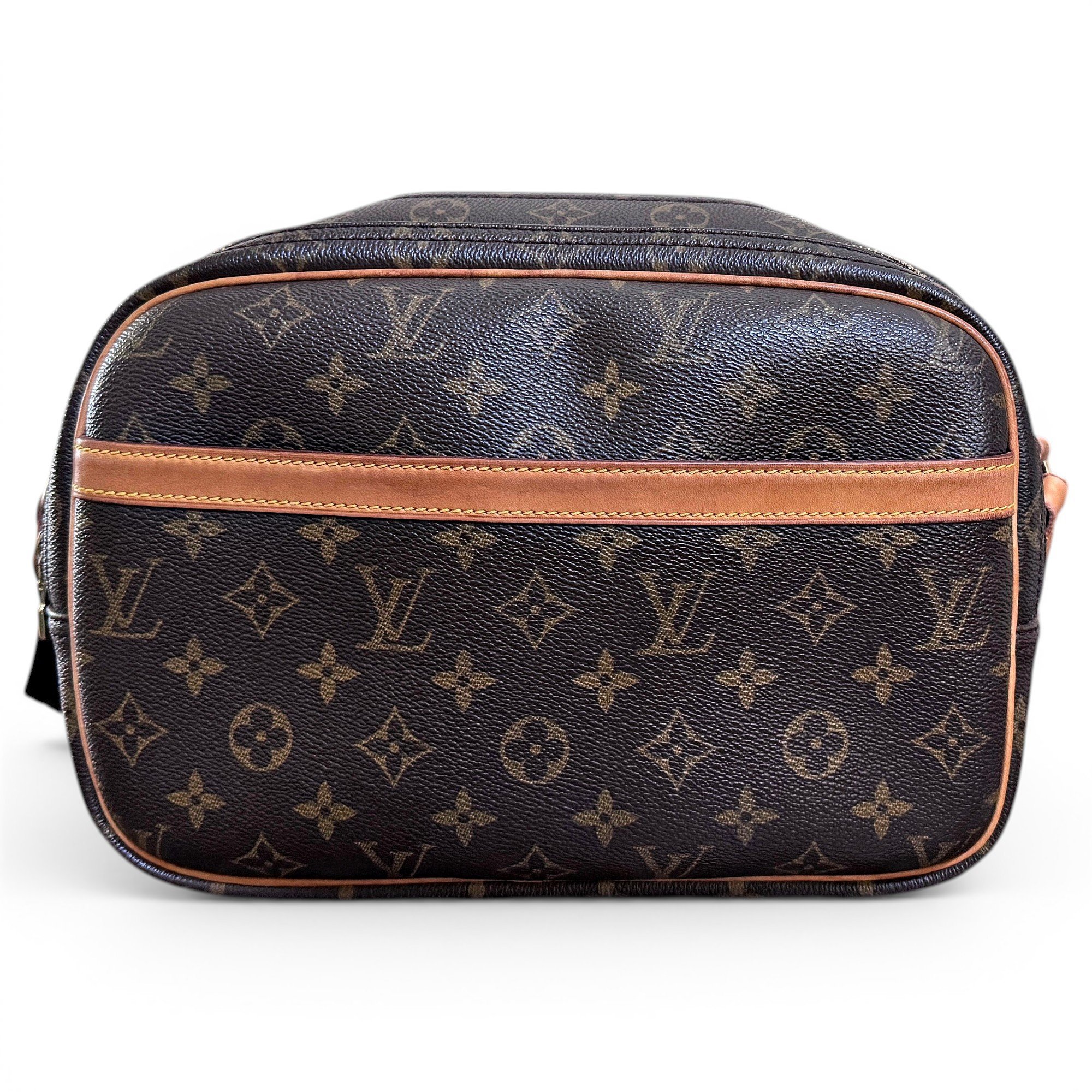 Reporter leather crossbody bag