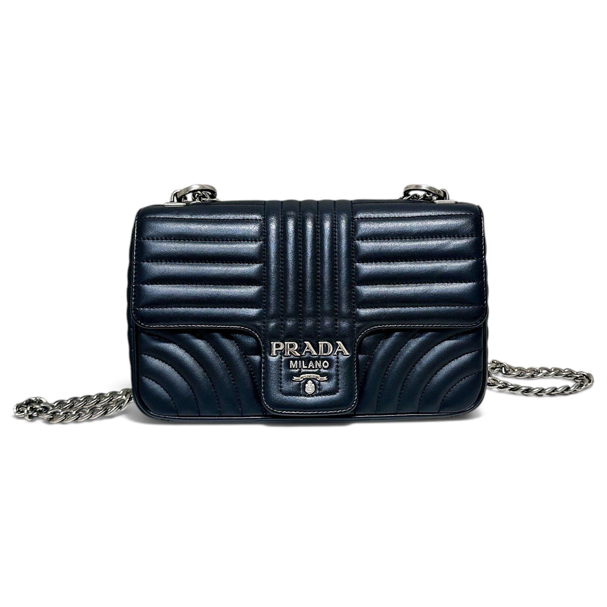 Prada Diagramme leather handbag