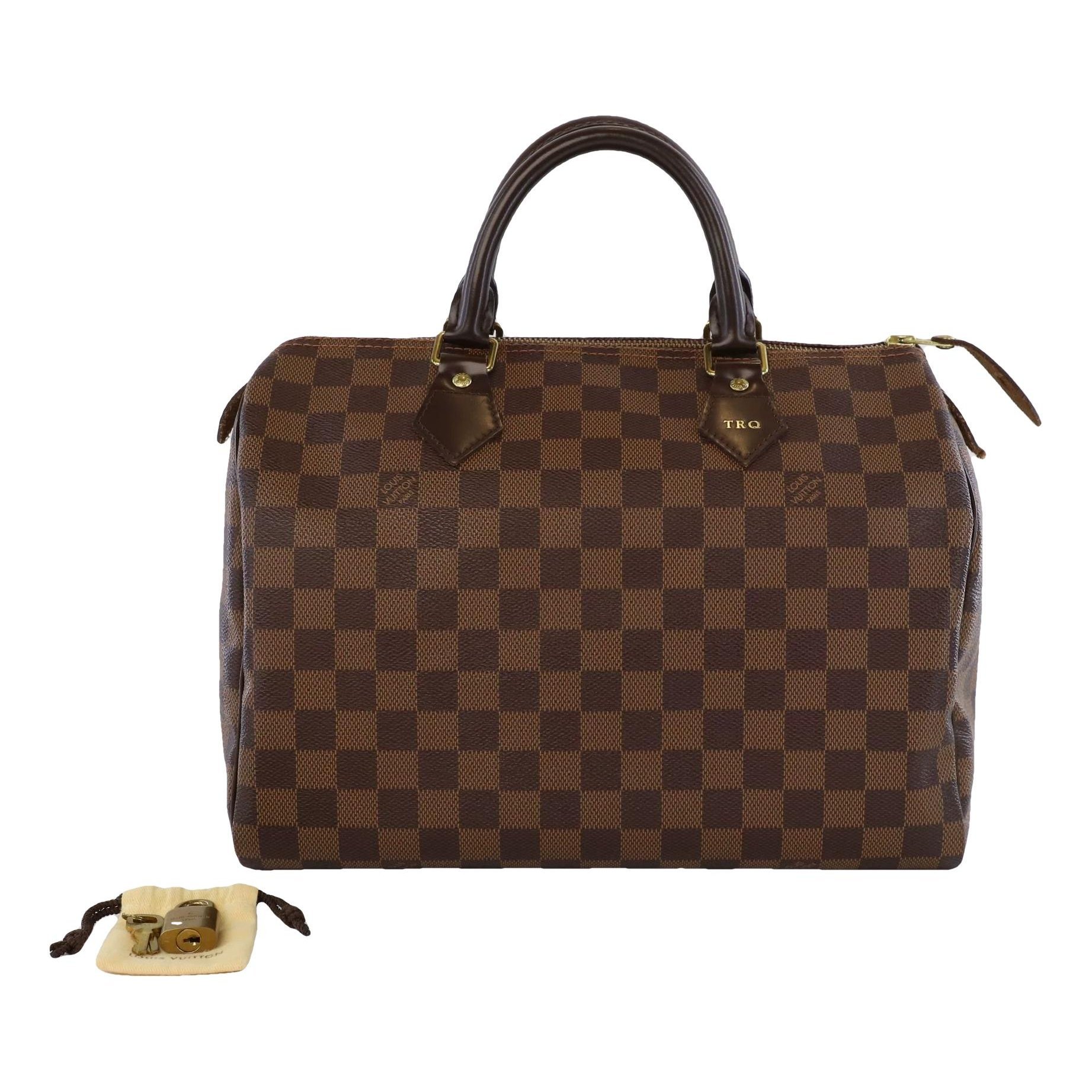 Speedy leather handbag