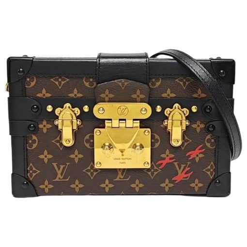 Petite Malle leather handbag