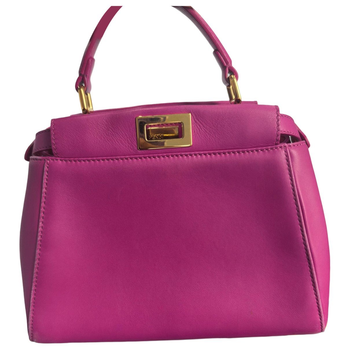 Peekaboo leather handbag