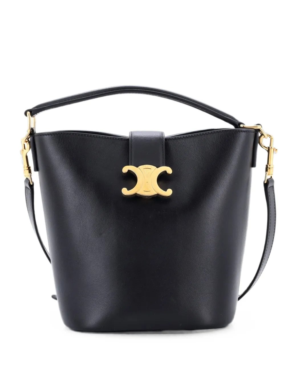 Louise Bag Leather Small bucket bag
