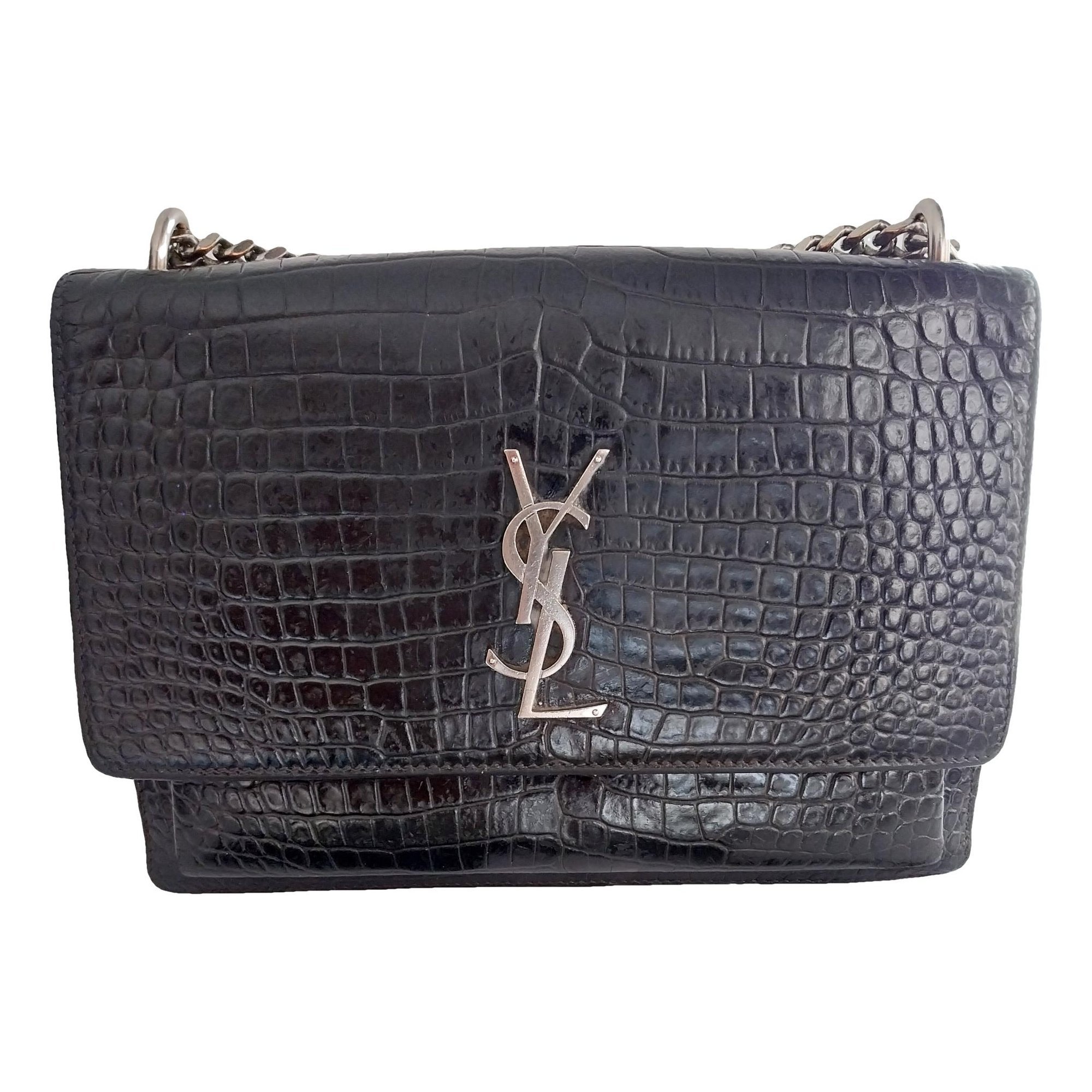 Sunset leather crossbody bag