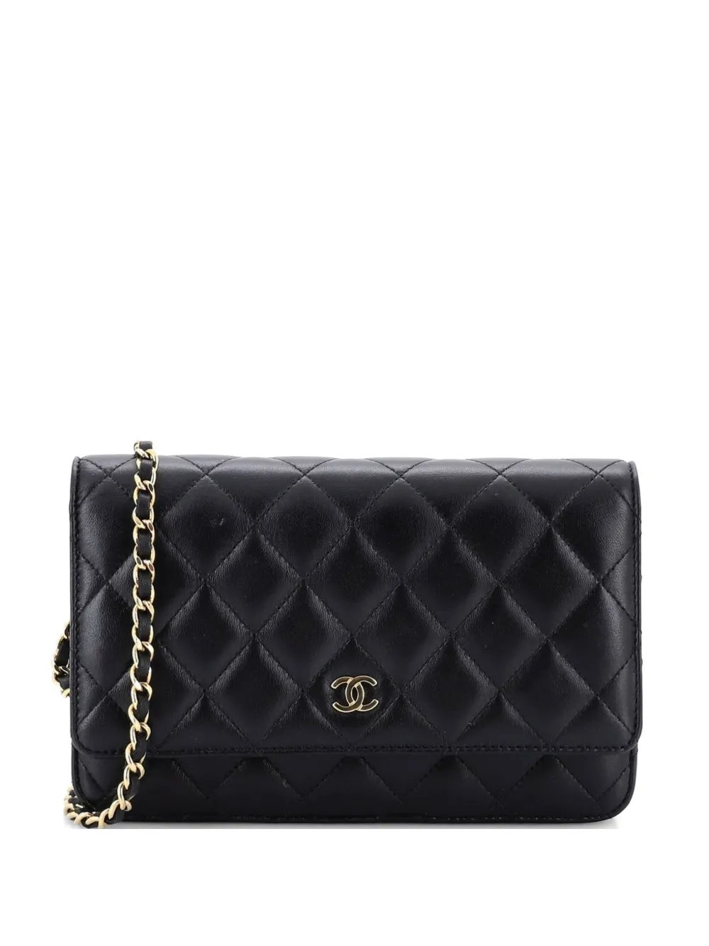 Wallet on Chain Quilted Lambskin crossbody bag