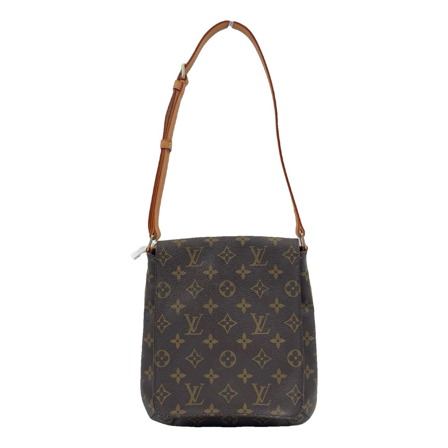 Musette leather crossbody bag