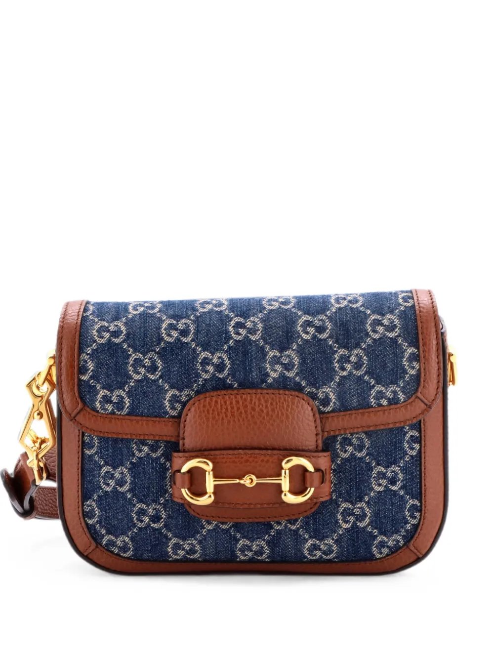 Horsebit 1955 GG Denim Mini shoulder bag