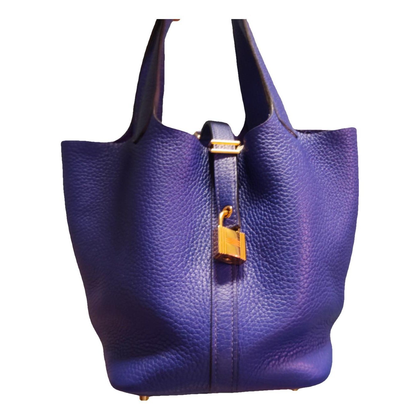 Picotin leather handbag