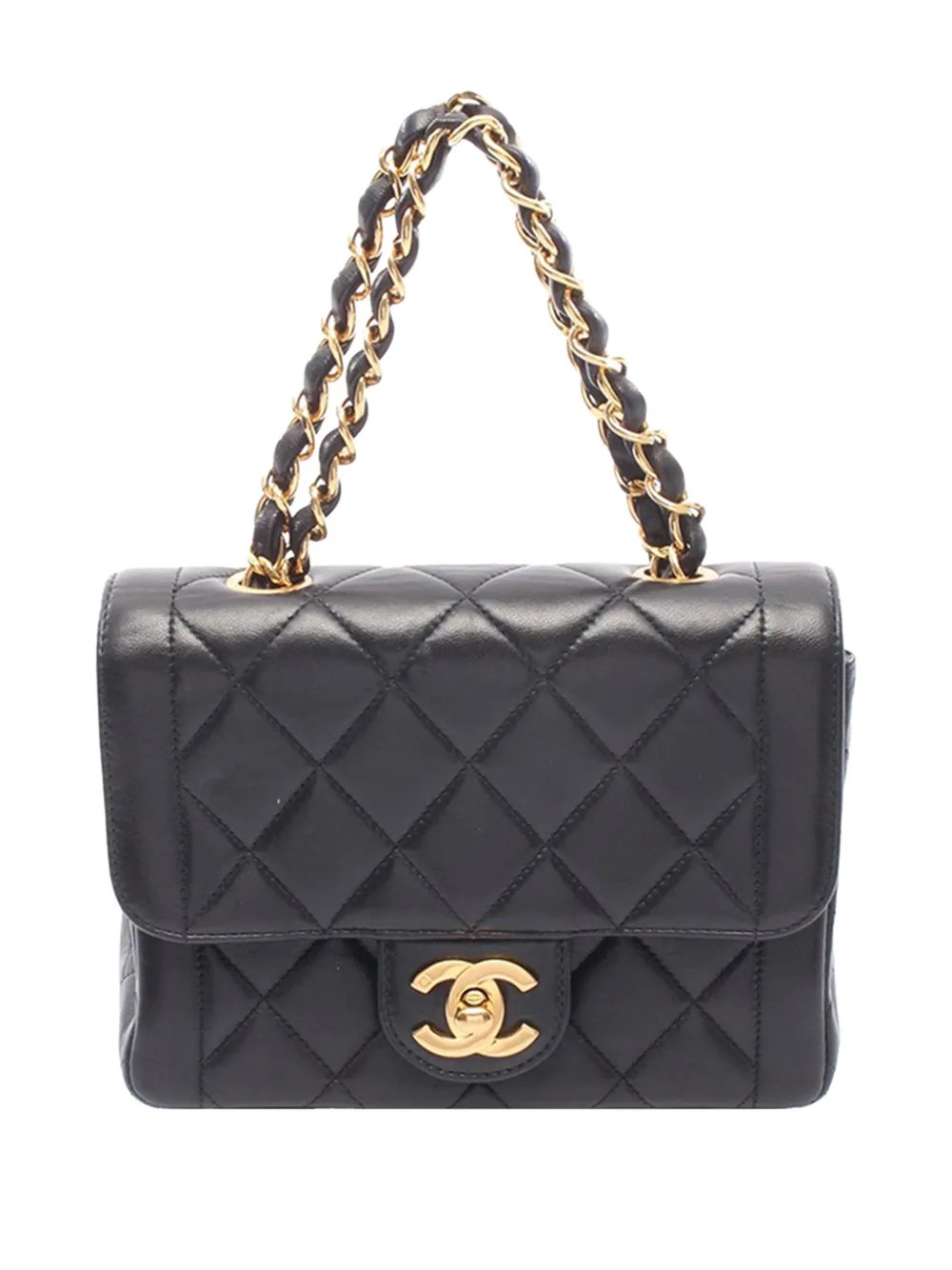 1994-1996 Mini CC Quilted Lambskin Single Flap crossbody bag