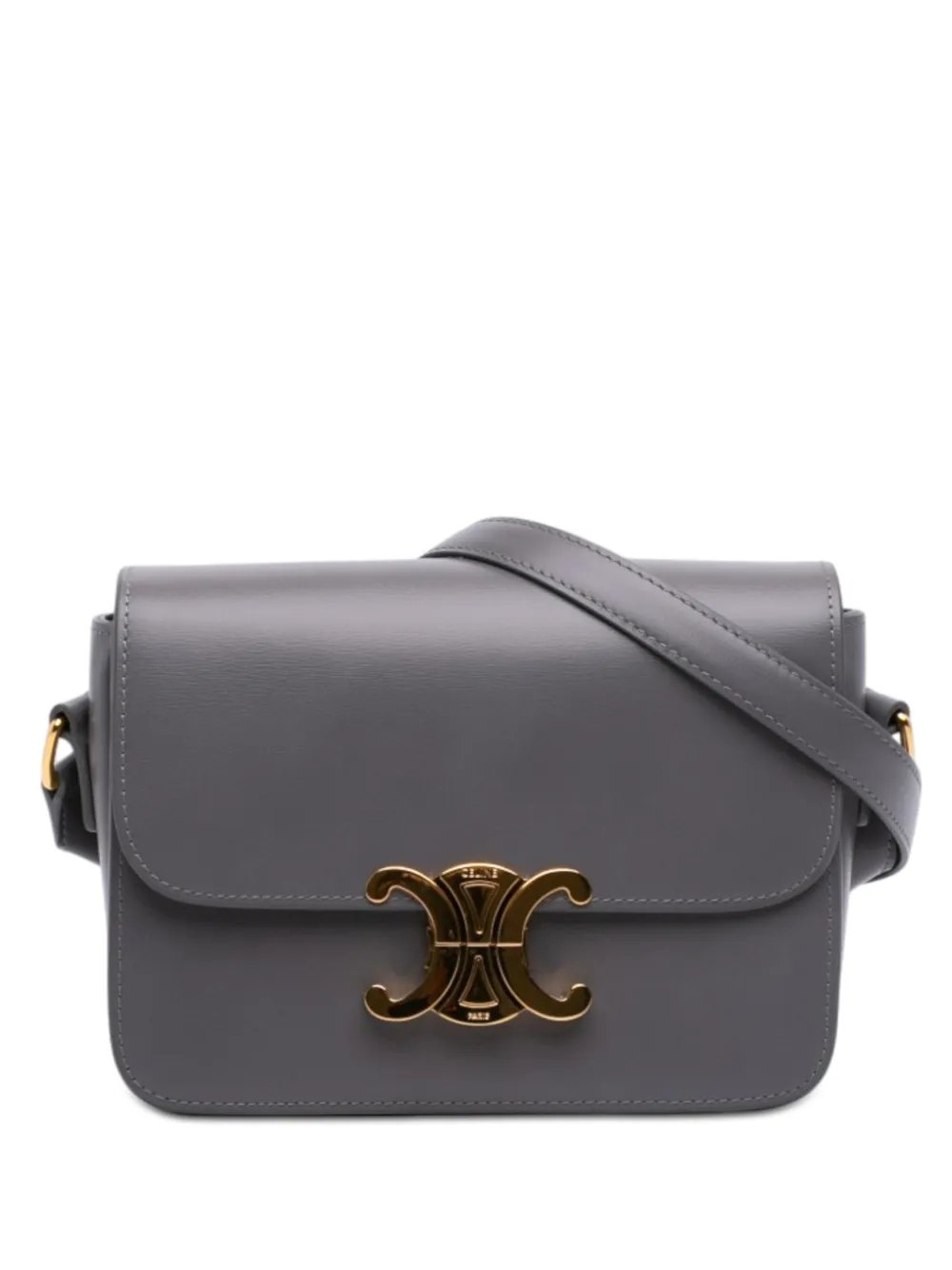 2024 Teen Shiny Calfskin Triomphe crossbody bag