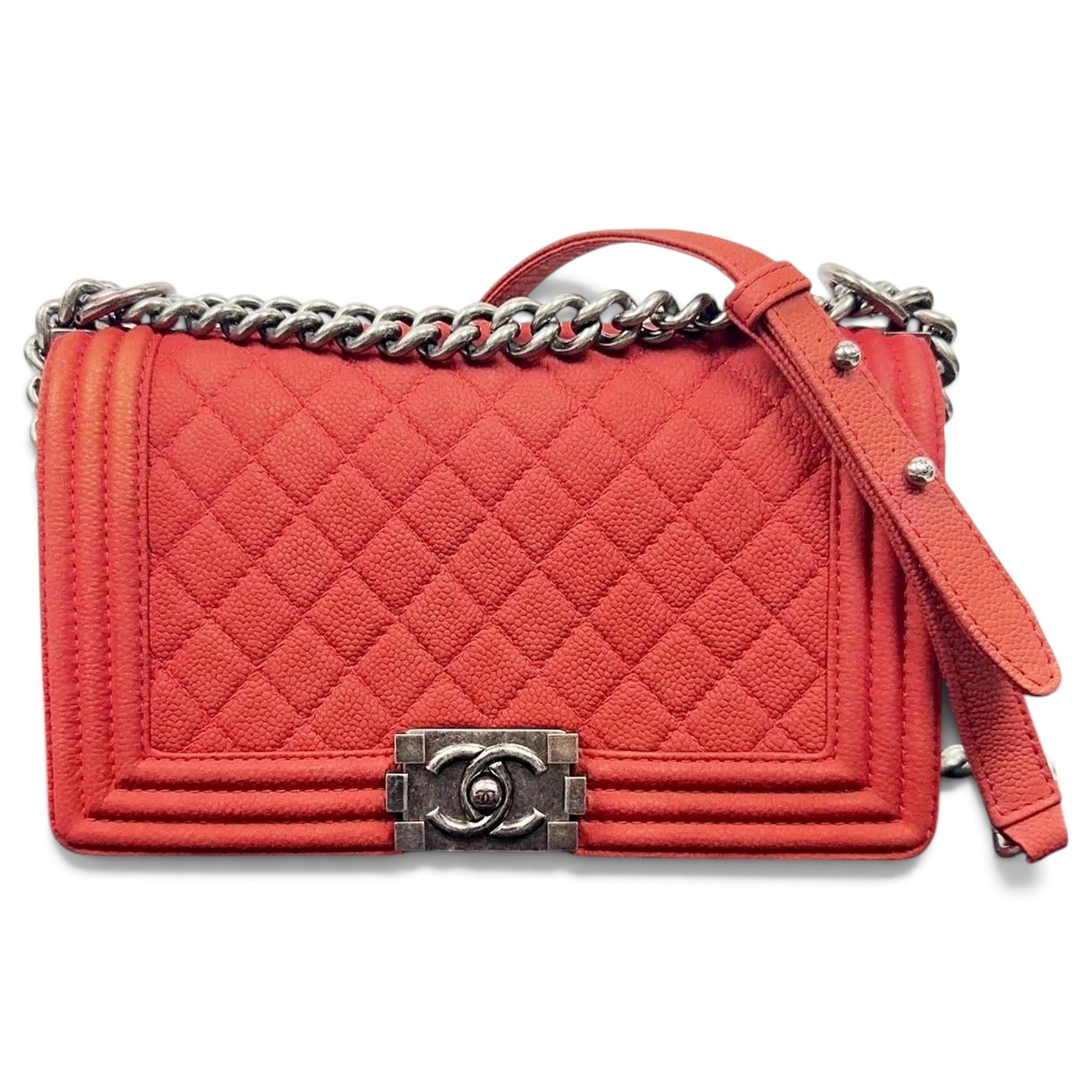 Boy leather crossbody bag