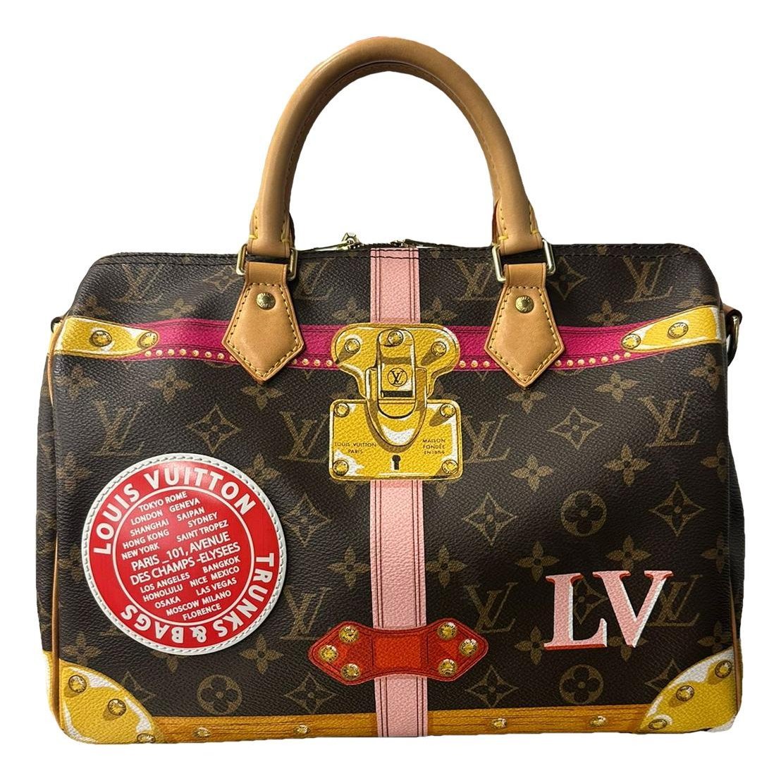 Speedy Bandoulière leather handbag