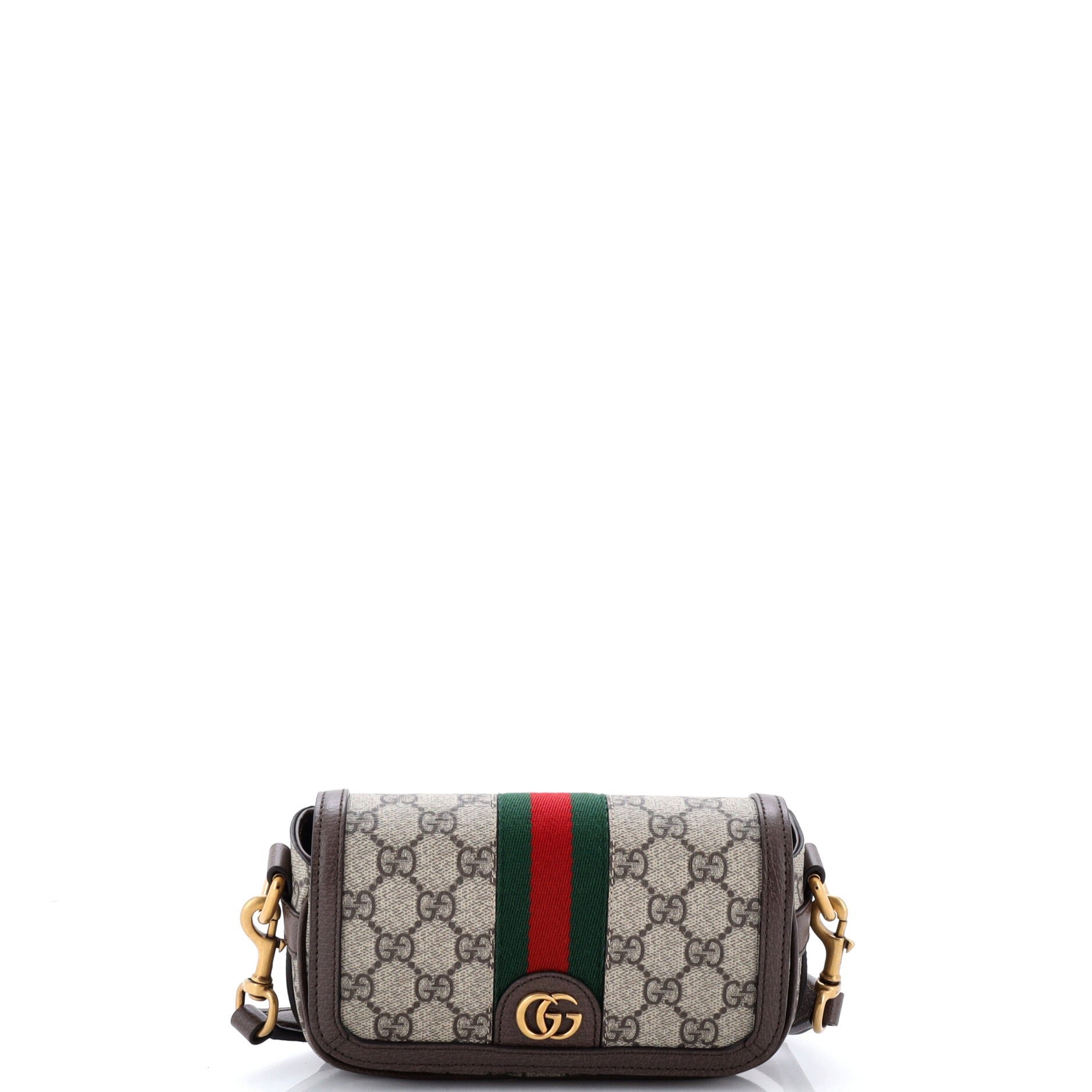 Ophidia Flap Convertible Shoulder Bag GG Coated Canvas Mini