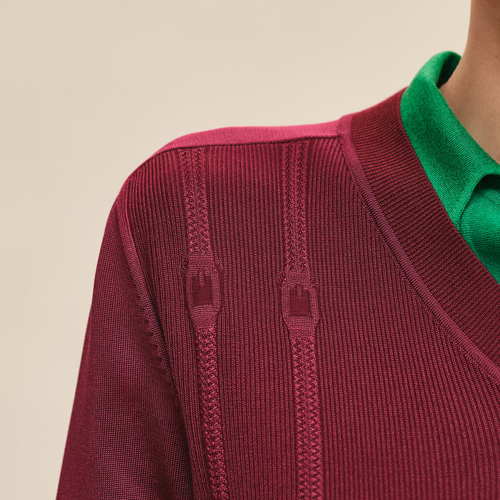 Rouge Carmin Long-sleeve Sweater