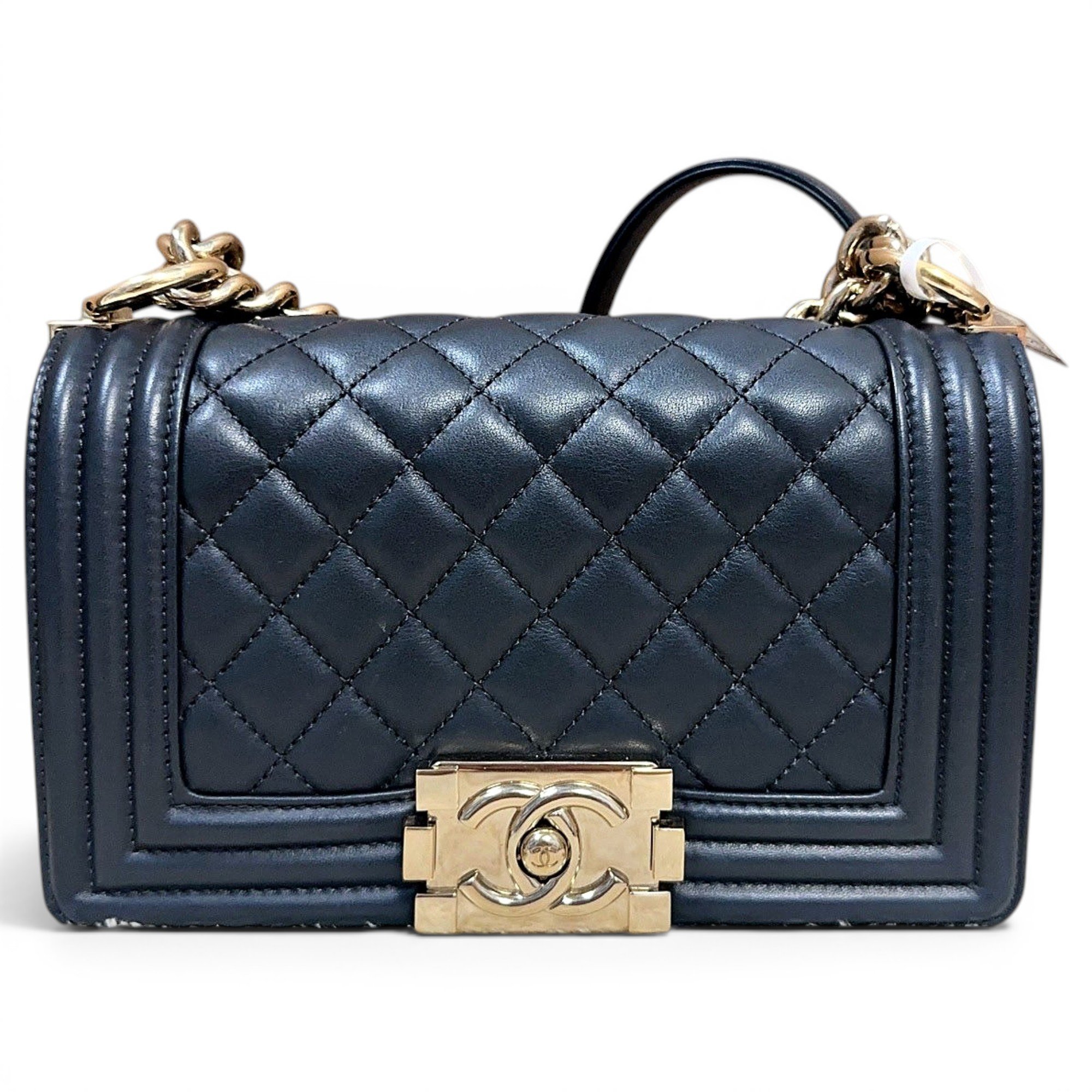 Boy leather crossbody bag