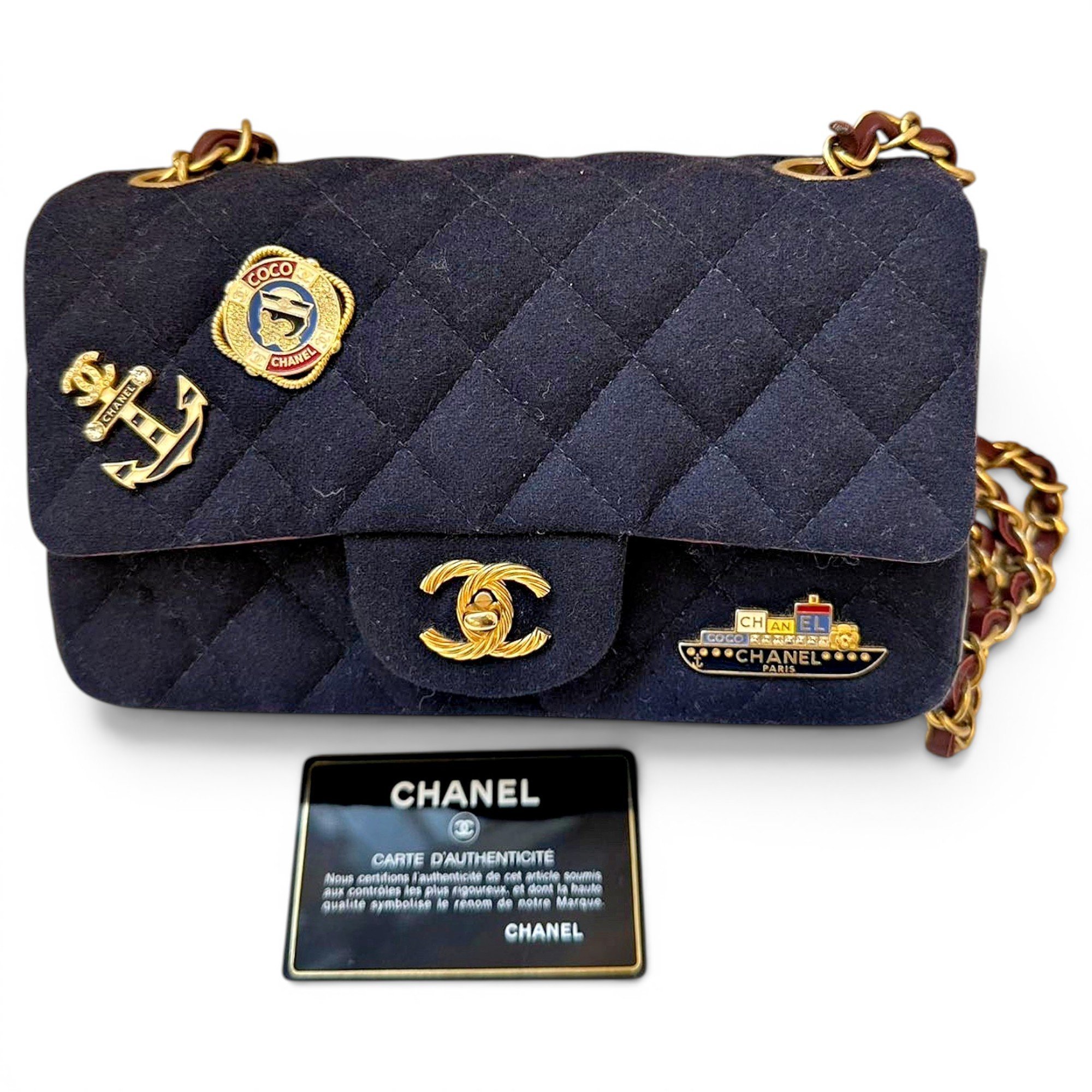 Timeless/Classique tweed crossbody bag