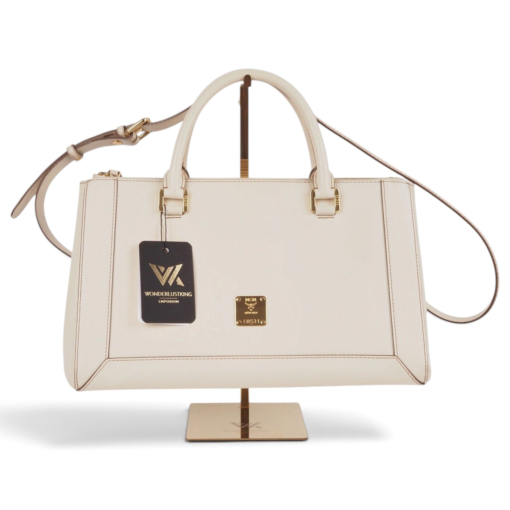 Leather handbag