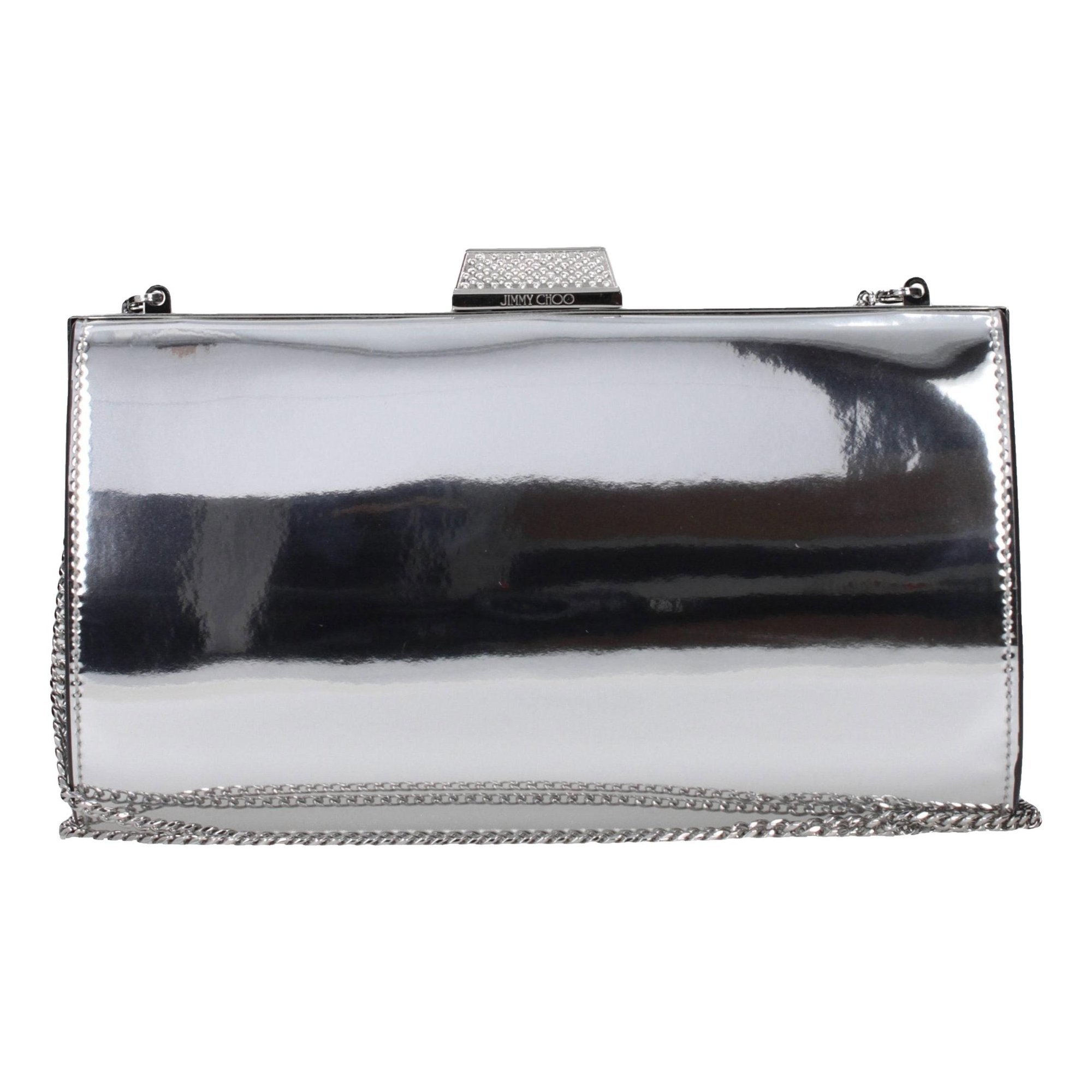 Leather clutch bag